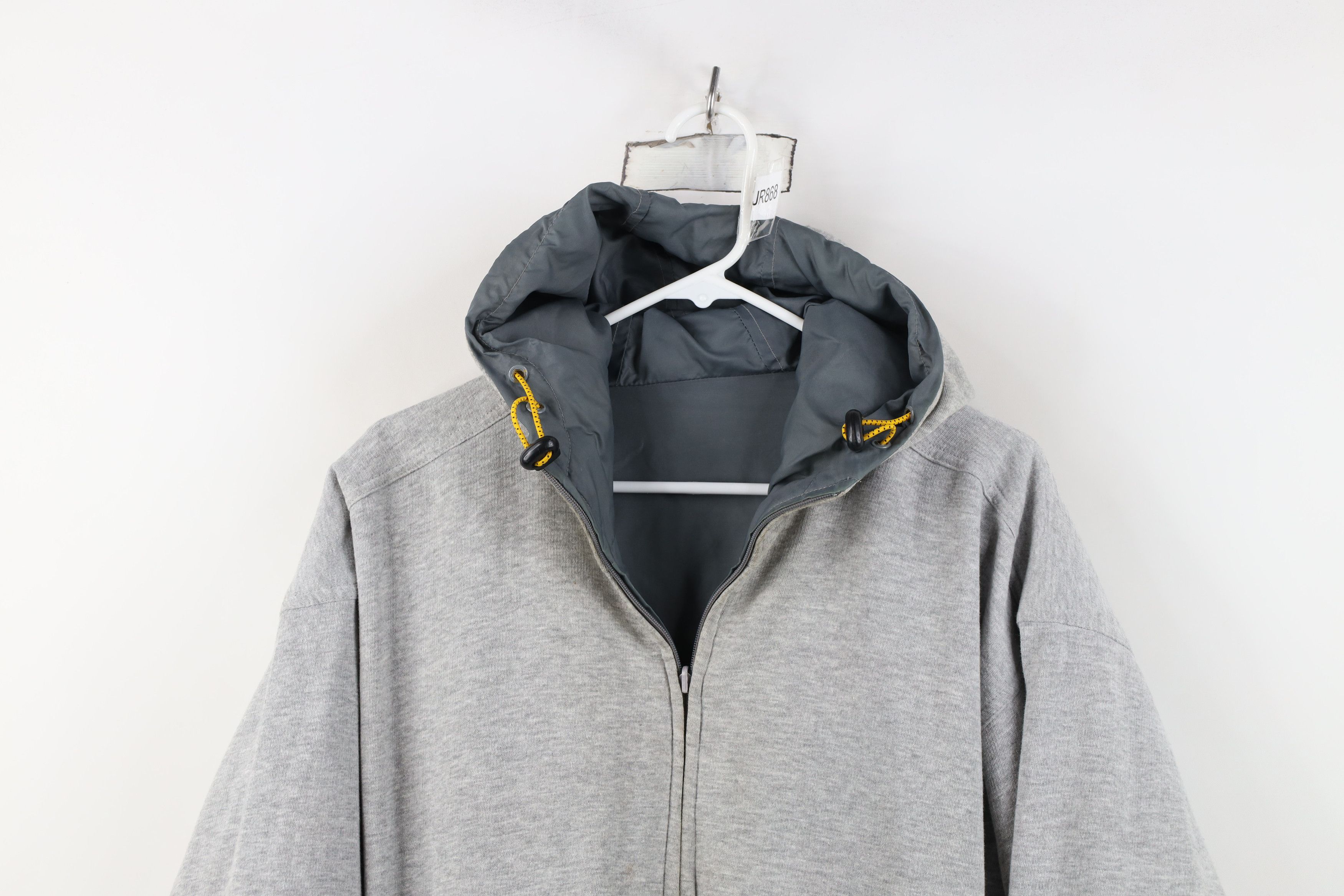Starter Vintage 90s Starter Reversible Lined Hooded Jacket Gray Size US M / EU 48-50 / 2 - 13 Thumbnail