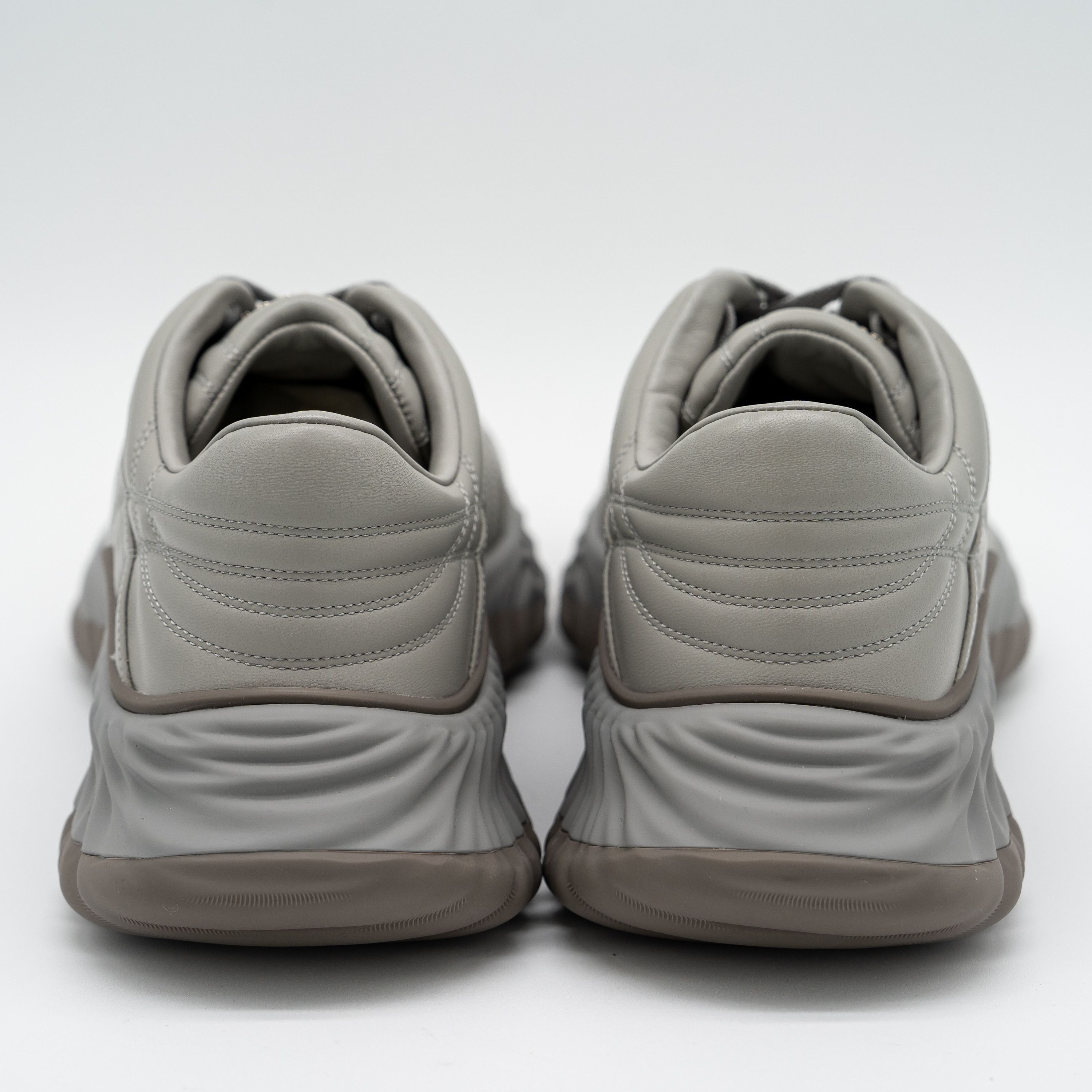 Gucci 11G 11.5 US Gucci Ripple Sneakers Grey GG Leather Size US 11.5 / EU 44-45 - 5 Thumbnail