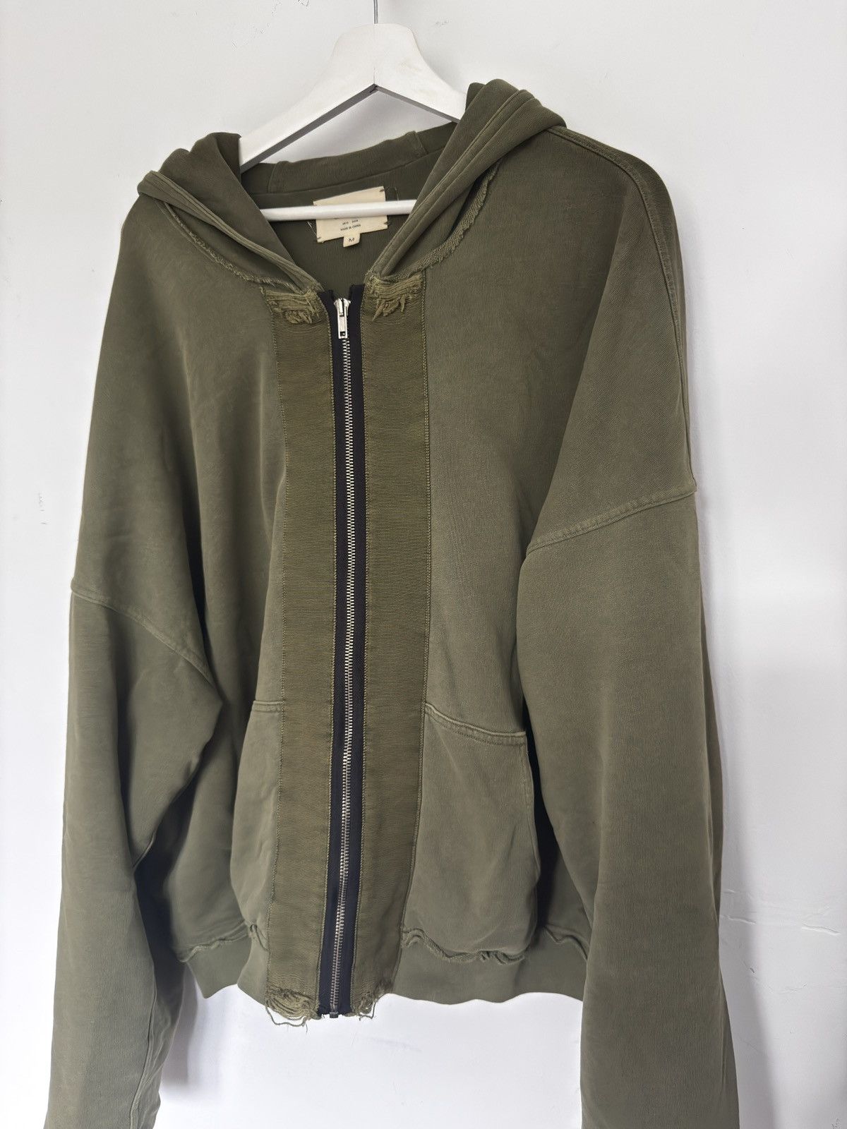 Haider Ackermann FW14 Cropped Double Layer Hoodie - Ākaibu Store
