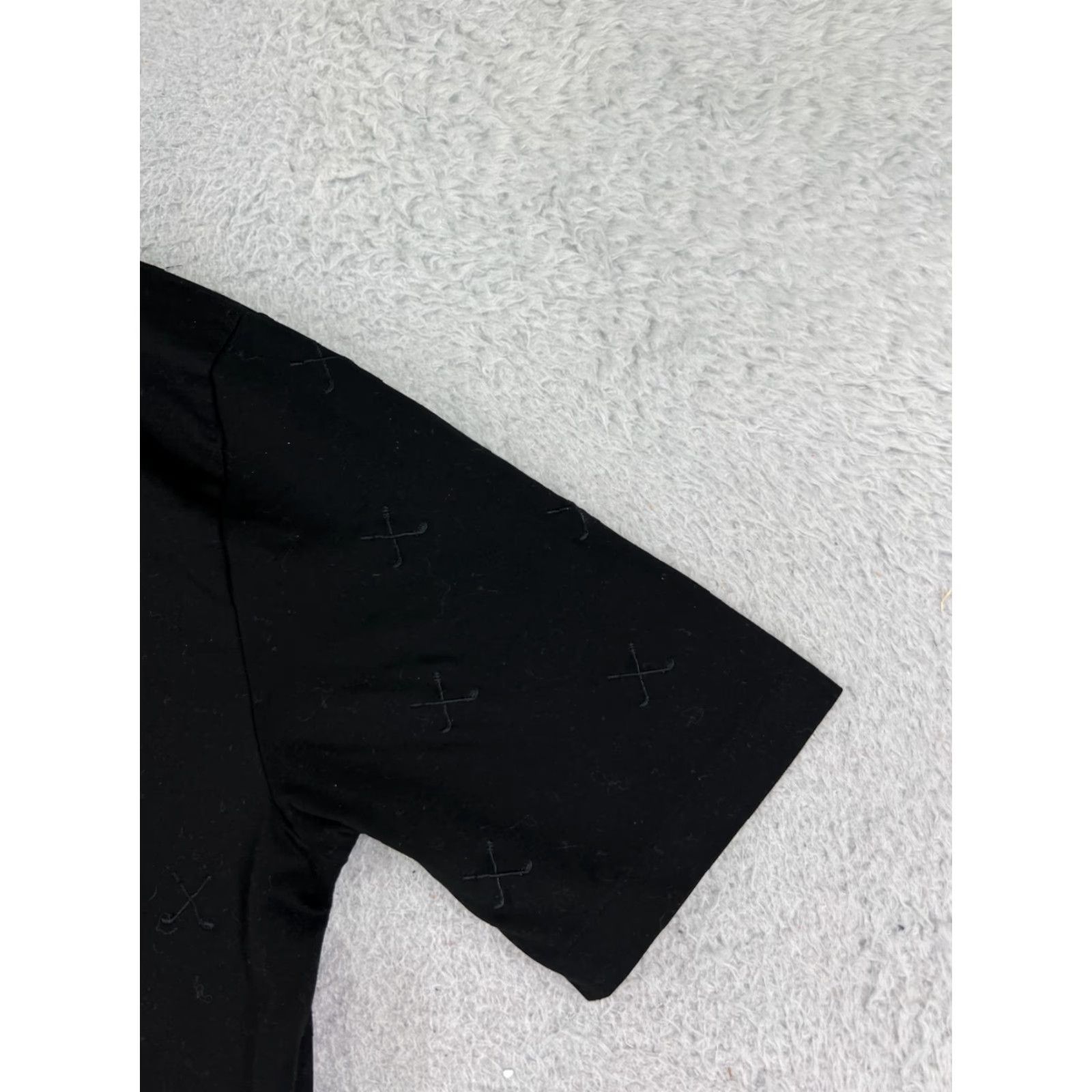 Polo Ralph Lauren VINTAGE Polo Ralph Lauren Shirt Men Medium Black Golf Clubs Pima Cotton Knit Size US M / EU 48-50 / 2 - 4 Thumbnail