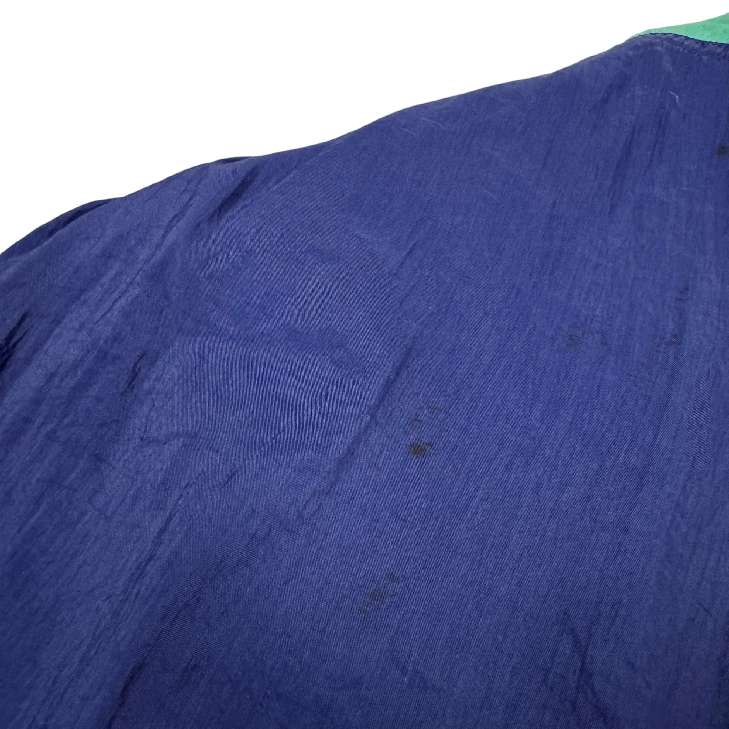 Adidas × Vintage Adidas Men's Blue Spellout Full Zip Windbreaker Jacket S Size US S / EU 44-46 / 1 - 7 Thumbnail