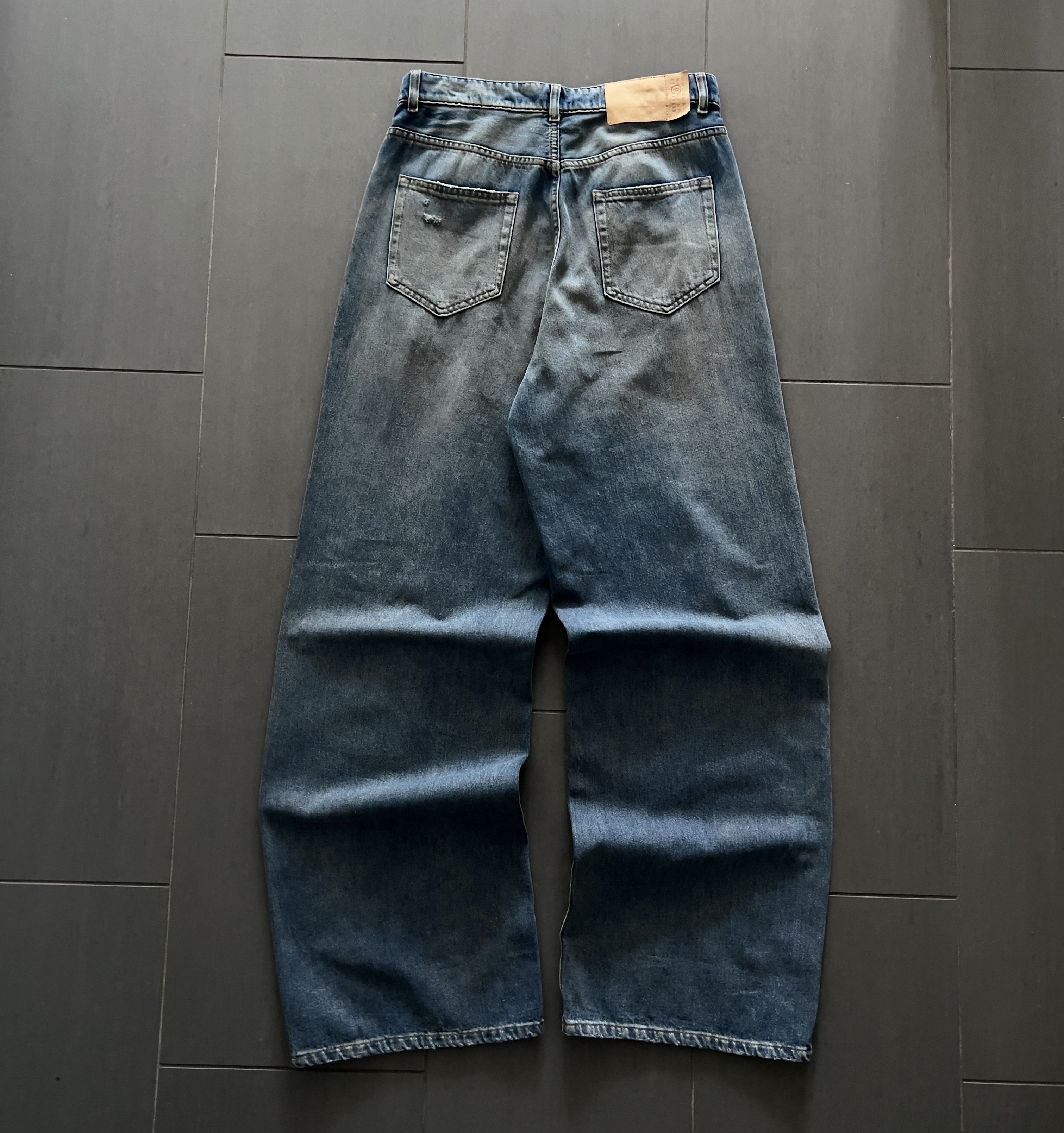 Maison Margiela Maison Margiela MM6 SS24 Distressed Denim Jeans Size US 30 / EU 46 - 4 Thumbnail