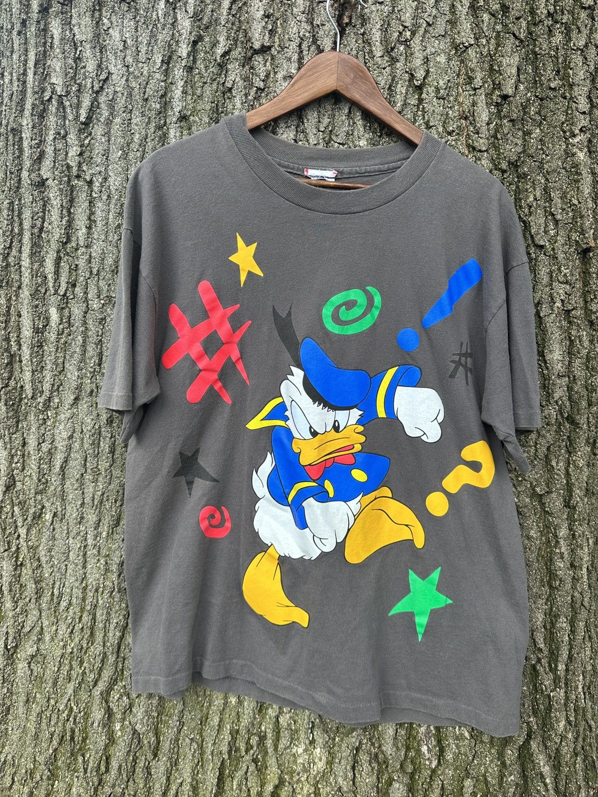 Disney Vintage Disney Donald Duck Single Stitch Graphic T Shirt Size US L / EU 52-54 / 3 - 1 Thumbnail