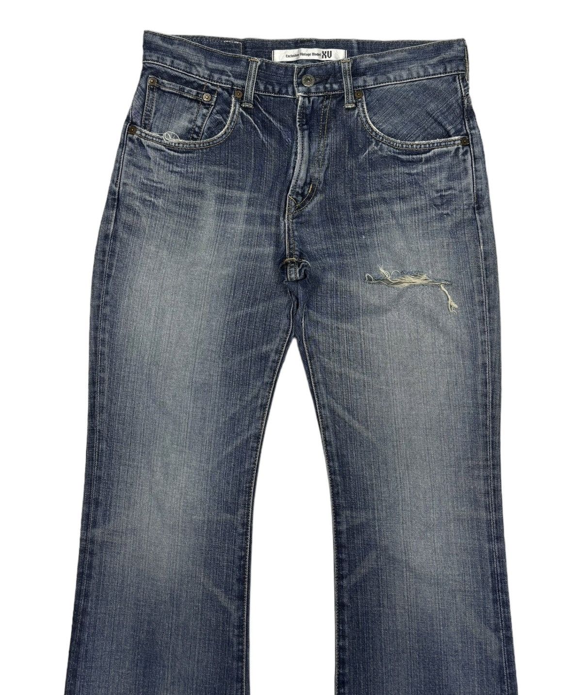 14th Addiction EDWIN EXCLUSIVE VINTAGE MODEL XU FLARE DENIM JEANS Size US 30 / EU 46 - 7 Thumbnail