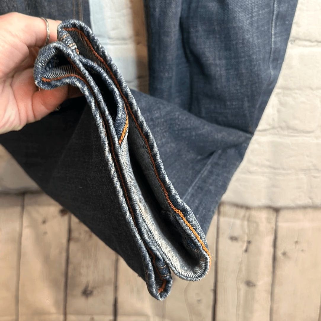 J.Crew VINTAGE/J. Crew Matchstick Jeans, Women, Denim, 29, Blue, Straight, Regular, 30” Inseam, Size 29, 14” Waist, Women’s Jeans Size 29" - 3 Thumbnail