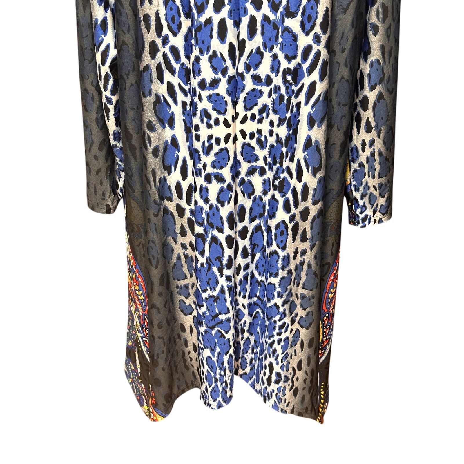 Other White Mark Paisley Tunic Top Asymmetrical Gray Women's 3XL Size 3XL / US 20-22 - 7 Thumbnail
