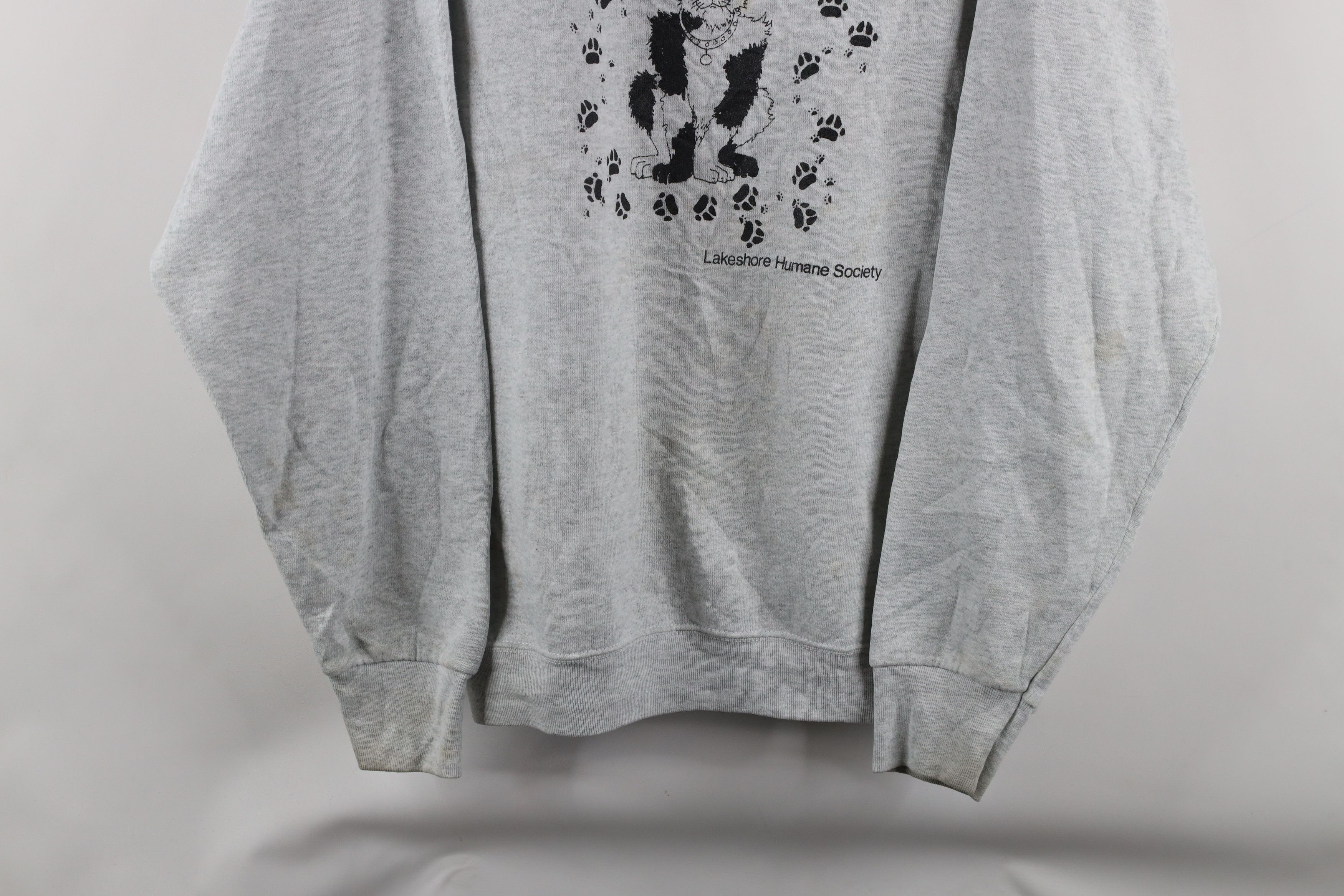 Vintage Vintage 90s Streetwear Humane Society Dog Cat Sweatshirt Size XL / US 12-14 / IT 48-50 - 3 Thumbnail