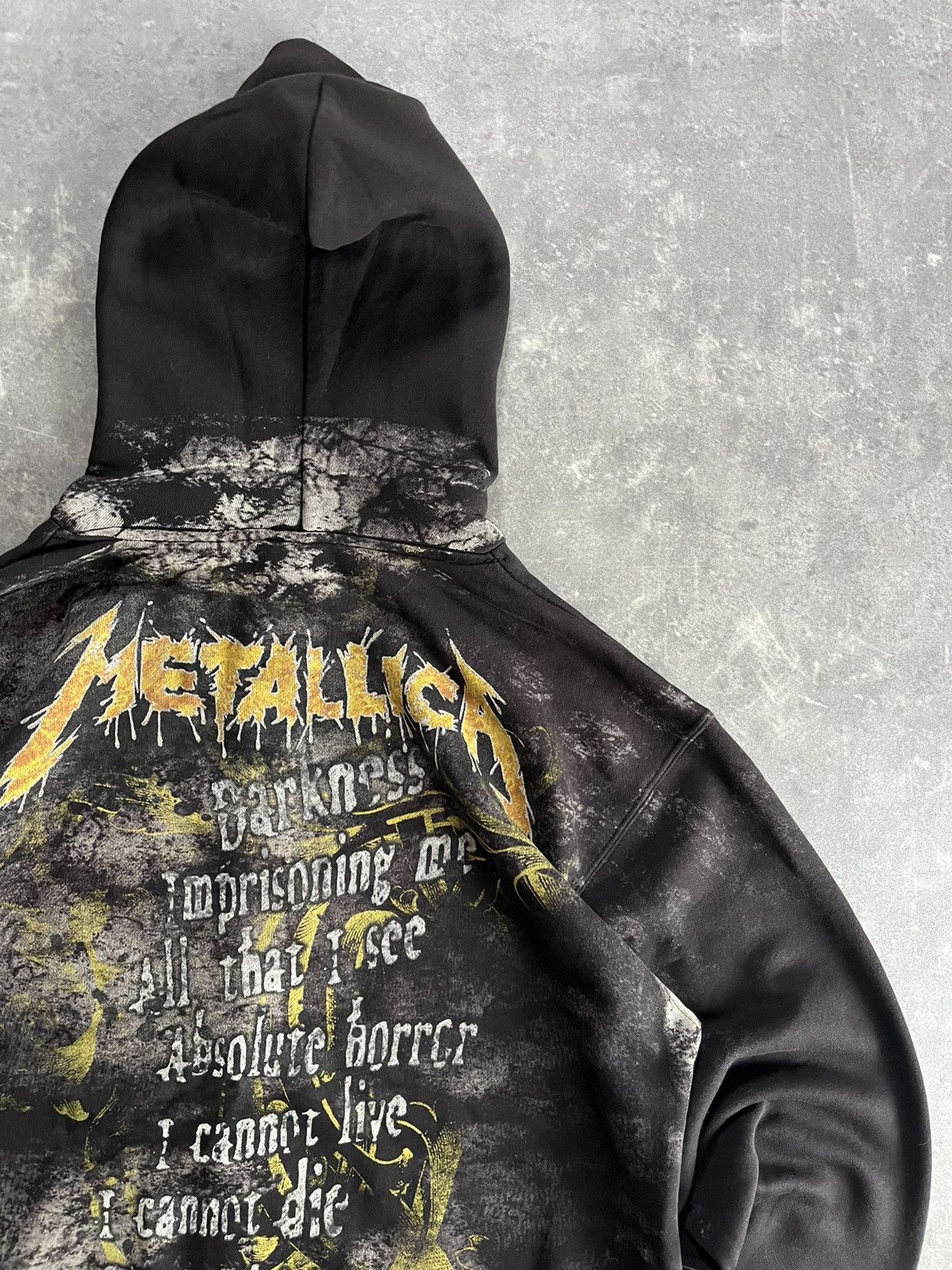 Metallica 2010 Metallica Pushead Printed Zip Hoodie M Vintage Band Size US M / EU 48-50 / 2 - 13 Thumbnail
