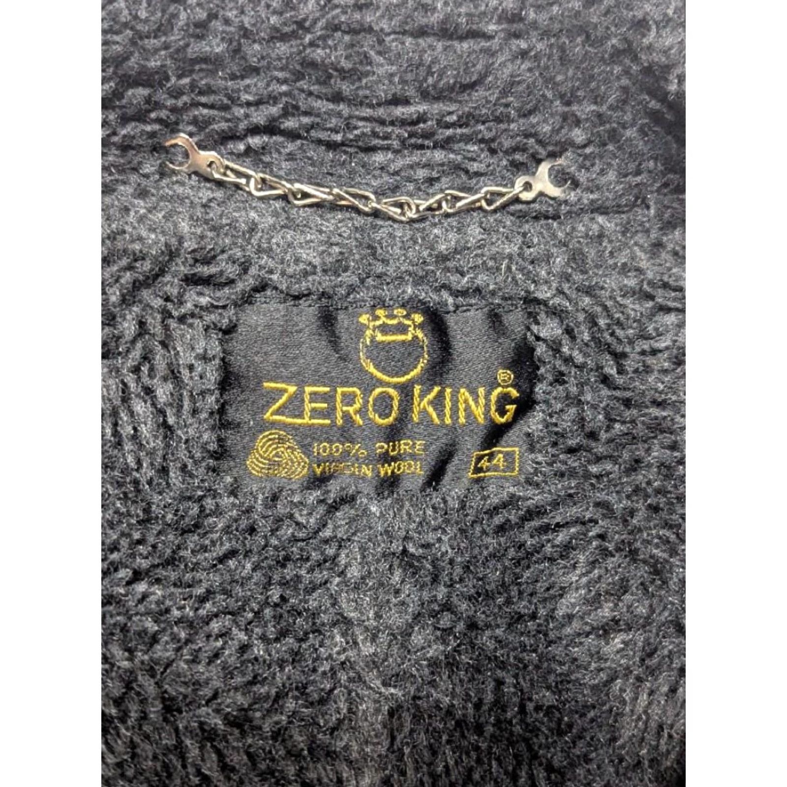 Vintage VINTAGE Zero King Overcoat Shirt Men L Gray Tweed Herringbone 42-44 36" 24.5" 19" Chest Measurements Winter Charcoal Decade 40s 50s Mens Size US L / EU 52-54 / 3 - 5 Thumbnail