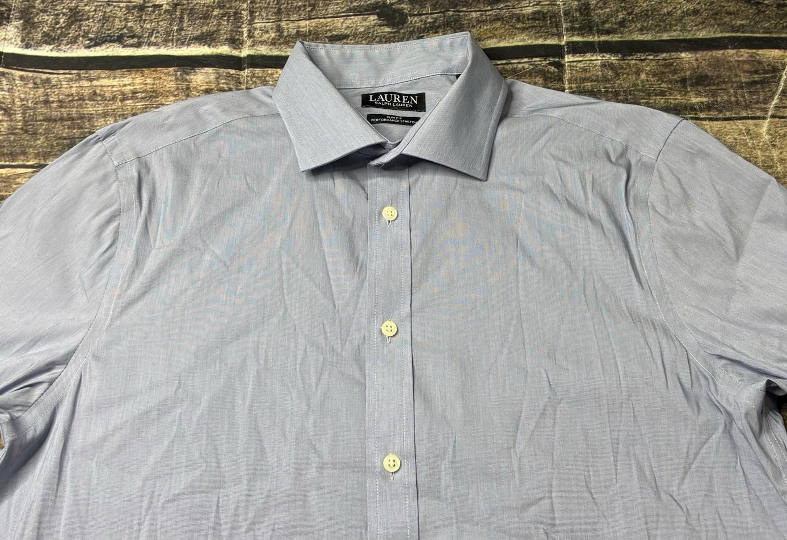 Lauren Ralph Lauren Lauren Ralph Lauren Dress Shirt Mens 16 34/35 L Black Label Size 42R - 4 Thumbnail