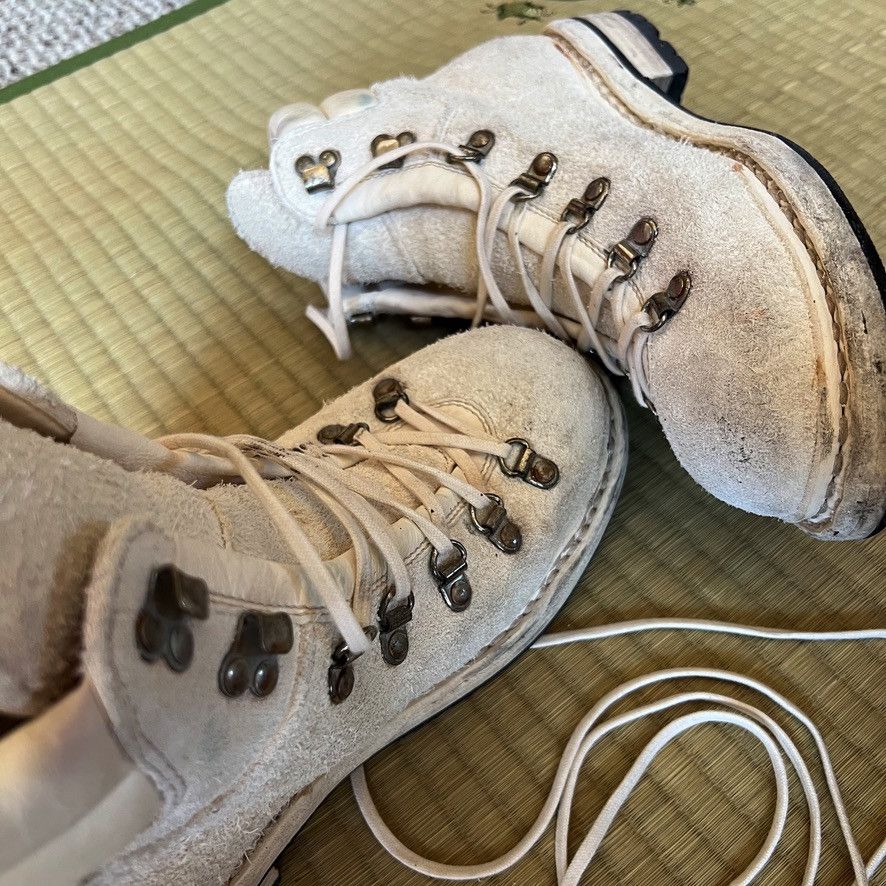 Guidi Guidi White Reverse Buffalo Leather Hiking Boot Size US 9 / EU 42 - 2 Thumbnail