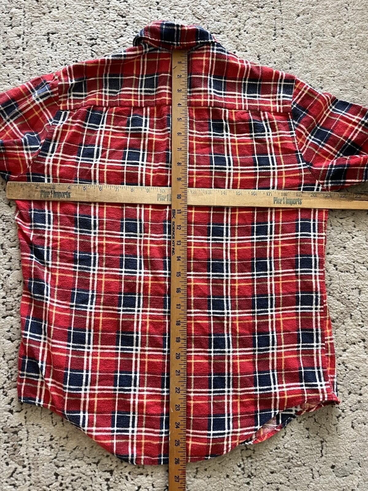 Sears Vintage 70s Sears Kings Road Plaid Flannel Shirt S⁠ Size US L / EU 52-54 / 3 - 4 Thumbnail