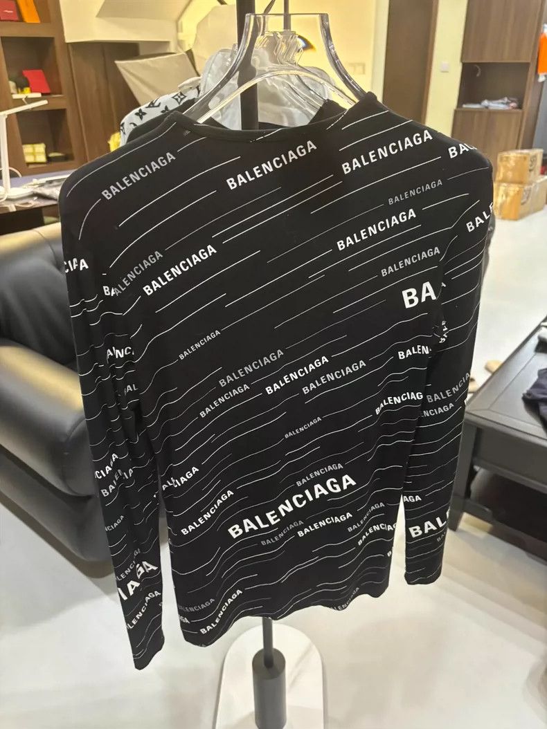 Balenciaga Balenciaga Classic Barrage Full Print Long Sleeve Size US M / EU 48-50 / 2 - 2 Thumbnail