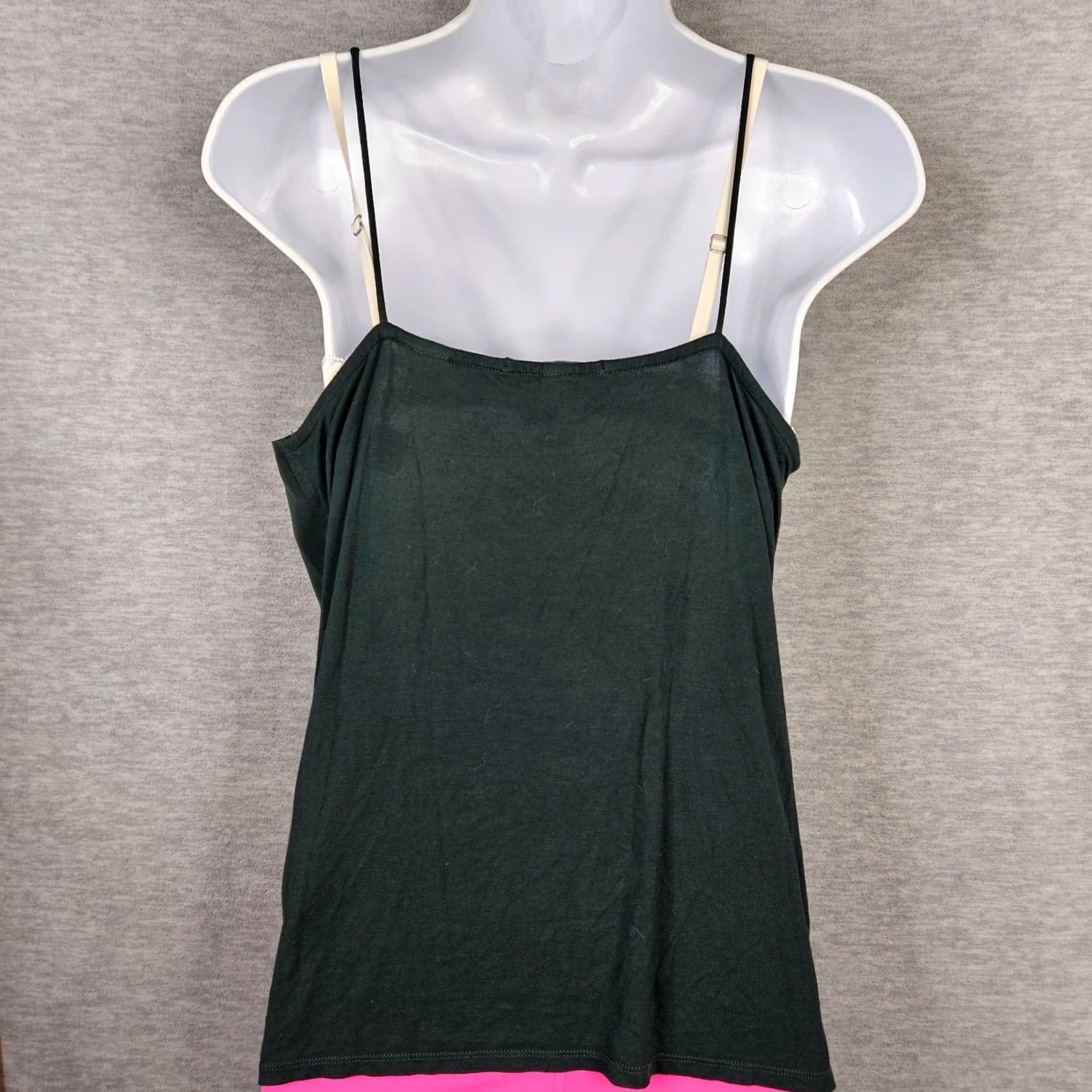 Scotch & Soda Scotch & Soda Women's Satin Cami Tank Top Sleeveless Spaghetti Strap V-Neck Color Black Size S Regular Fit Casual (All Seasons) Size S / US 4 / IT 40 - 3 Thumbnail