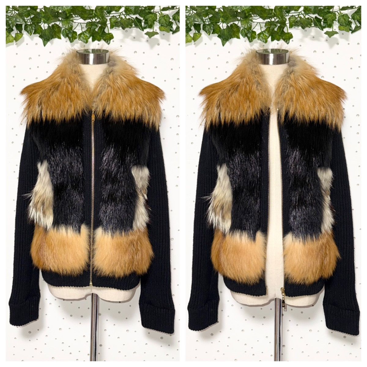 Louis Vuitton Authentic Louis Vuitton Fox/Coyote/Beaver Knit Fur Jacket S Size S / US 4 / IT 40 - 5 Thumbnail