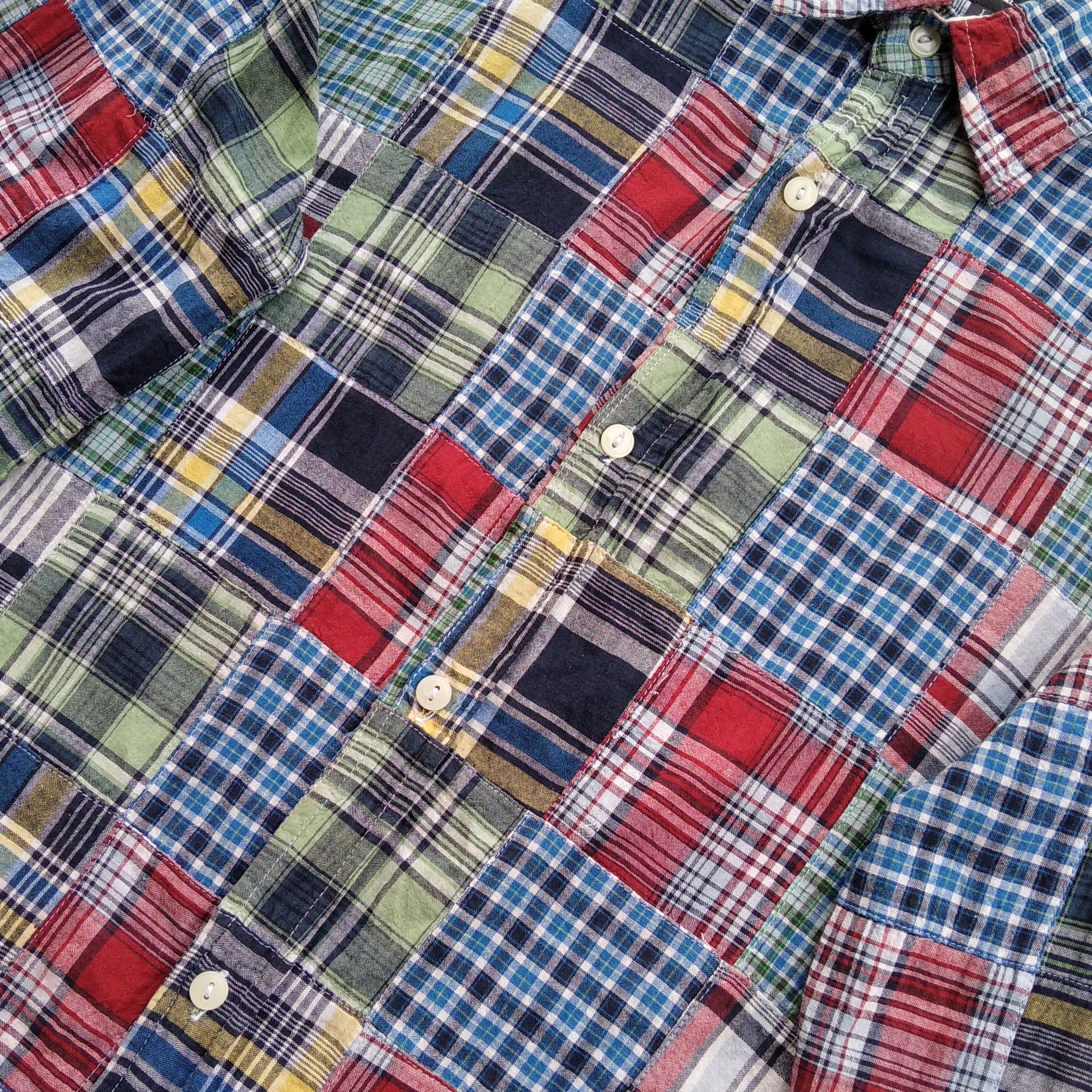 Hysteric Glamour Vintage 00's POWER TO THE PEOPLE Patchwork Longsleeve Shirt Size US L / EU 52-54 / 3 - 3 Thumbnail