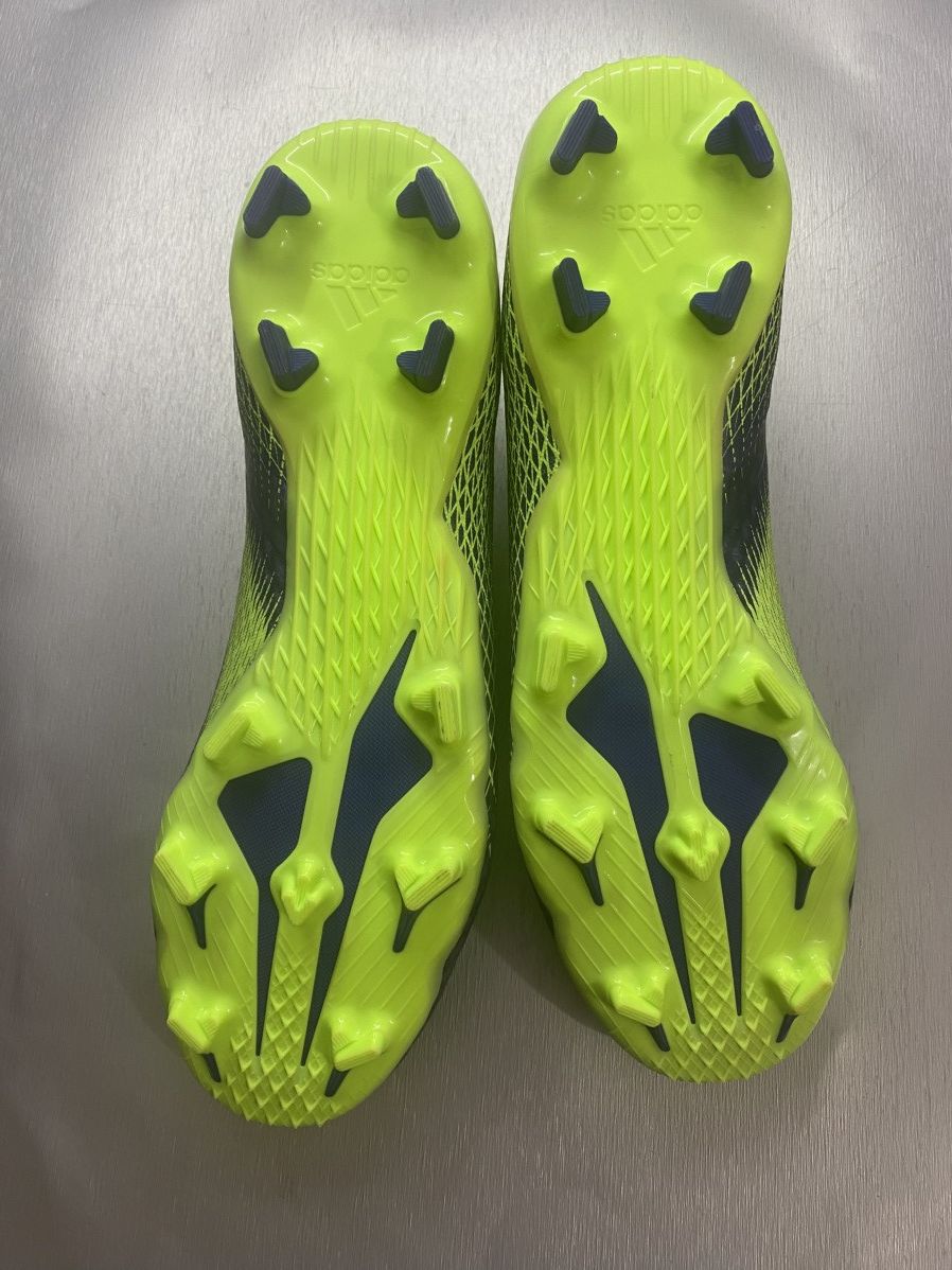 Adidas adidas X Ghosted 3 Laceless FG Purple Green Size US 12 / EU 45 - 17 Thumbnail