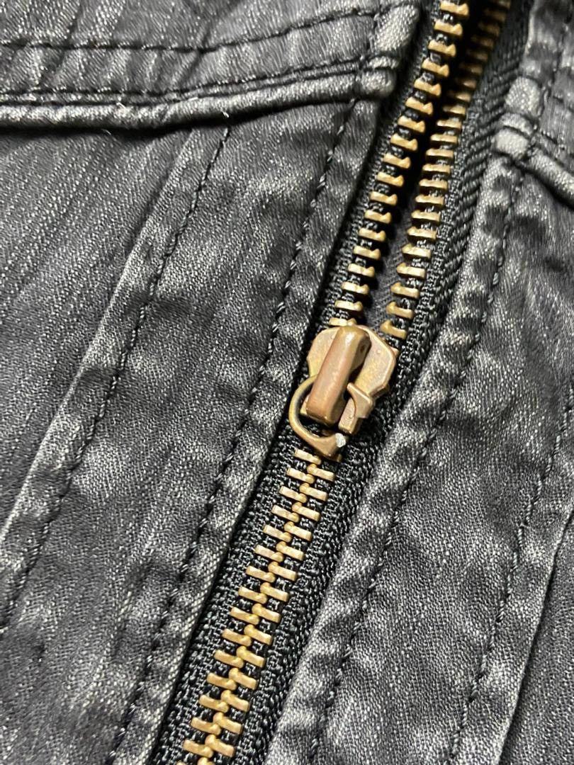 Japanese Brand Soul of Freedom Punk Style Denim Jacket (200) Size US XXS / EU 40 - 6 Thumbnail