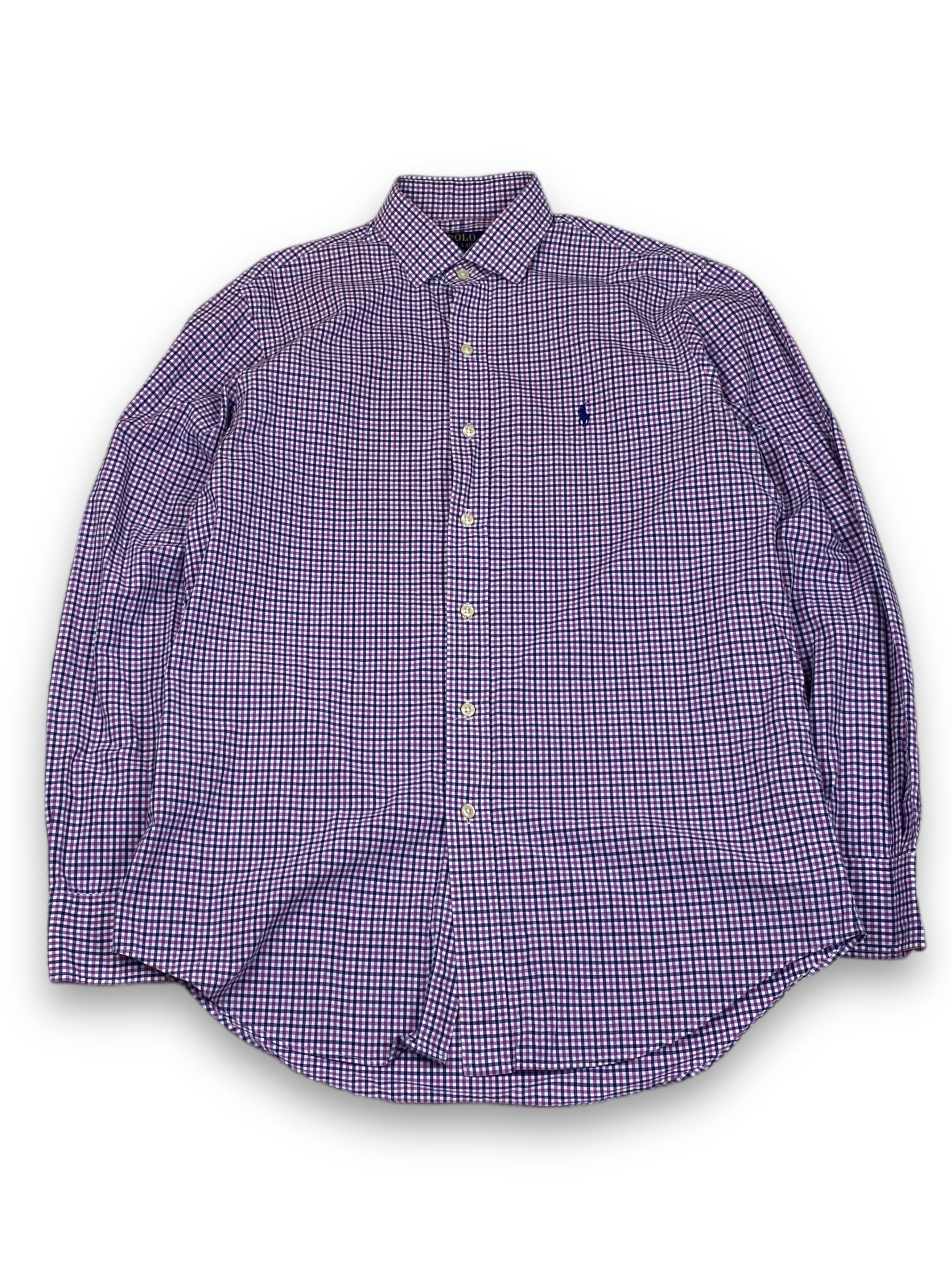 Ralph Lauren Vintage RALPH LAUREN Checked Purple Button Up Shirt M692 Size US M / EU 48-50 / 2 - 1 Thumbnail