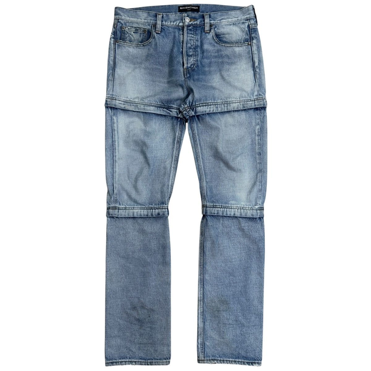 Balenciaga SS18 Convertible Denim Size 28 9/10... | Depop 18SS 