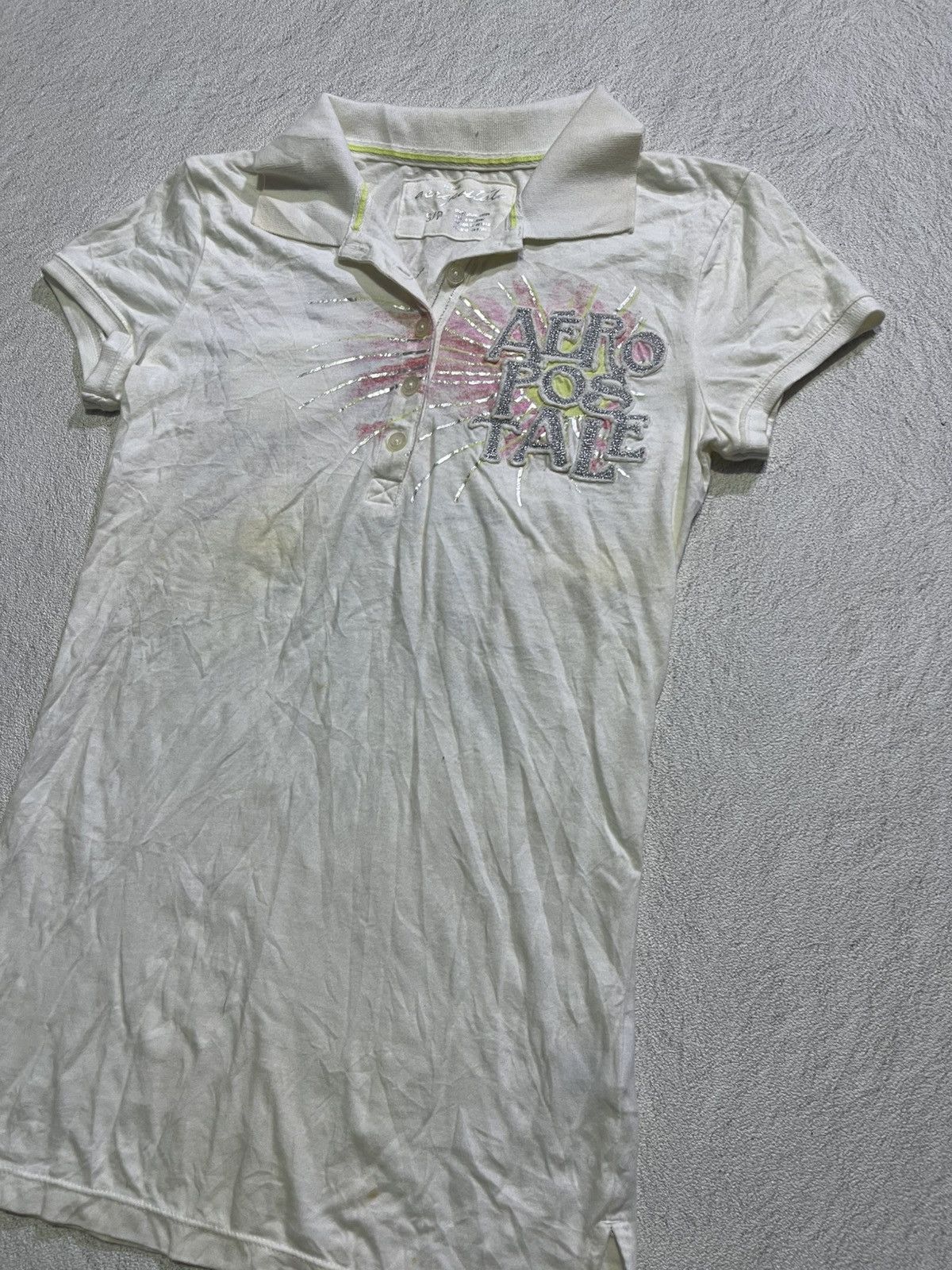Hysteric Glamour Y2K AERO POS TALE SHORT SLEEVE T-SHIRT WITH EMBROIDERY STYLE Size S / US 4 / IT 40 - 6 Thumbnail
