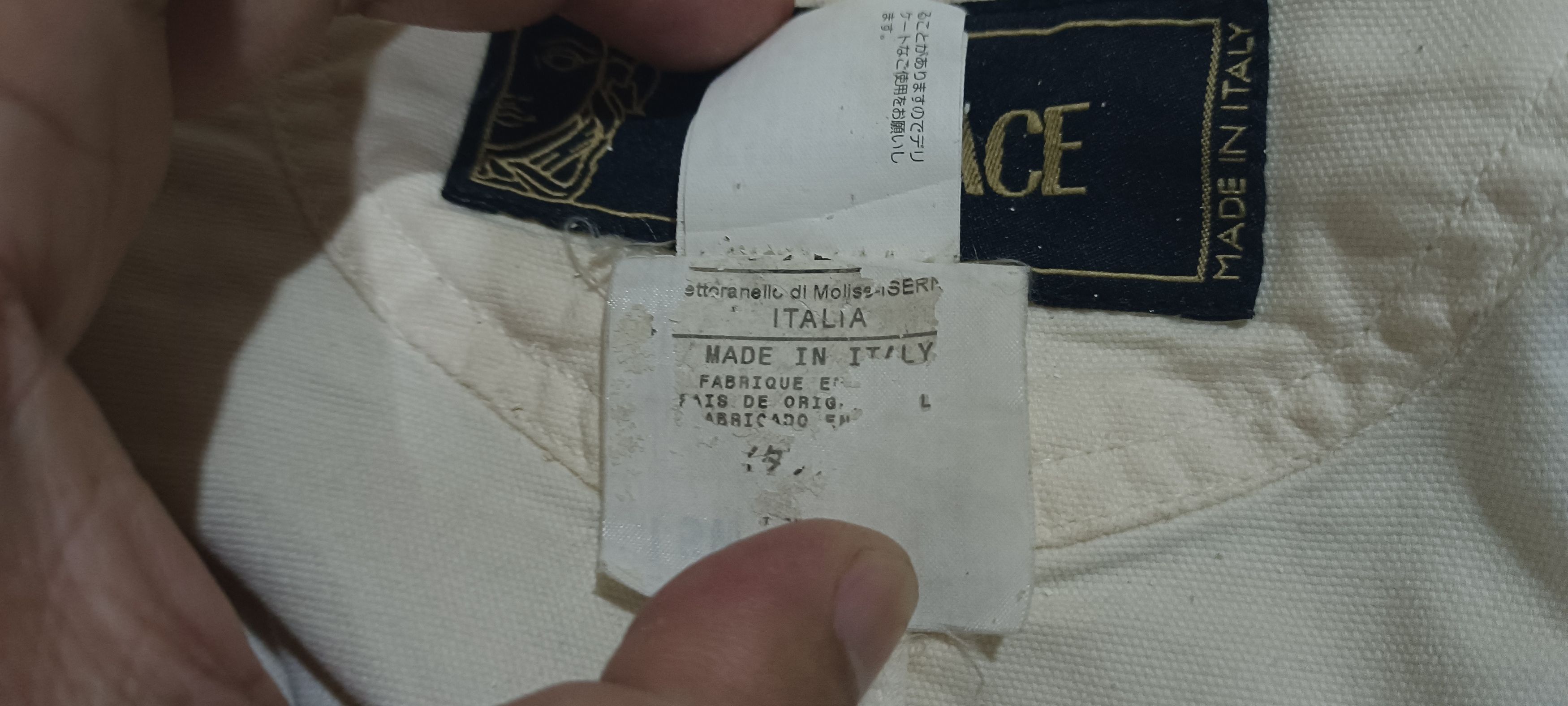 Versace × Vintage Versace Asymmetrical Zipper Bikers Jacket Size XS / US 0-2 / IT 36-38 - 7 Thumbnail