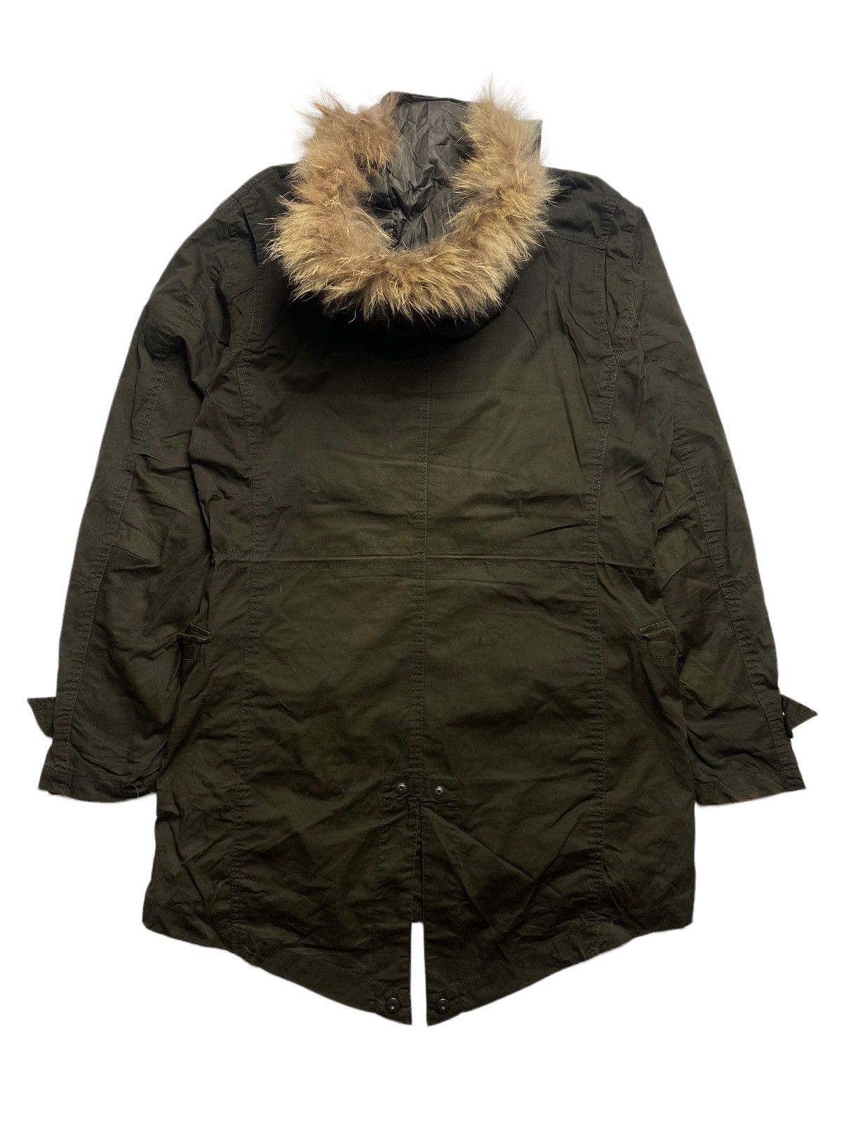 If Six Was Nine 2000s Nicole Club For Man - Fur Raccoon Hoodie Cargo Jacket Size US L / EU 52-54 / 3 - 10 Thumbnail