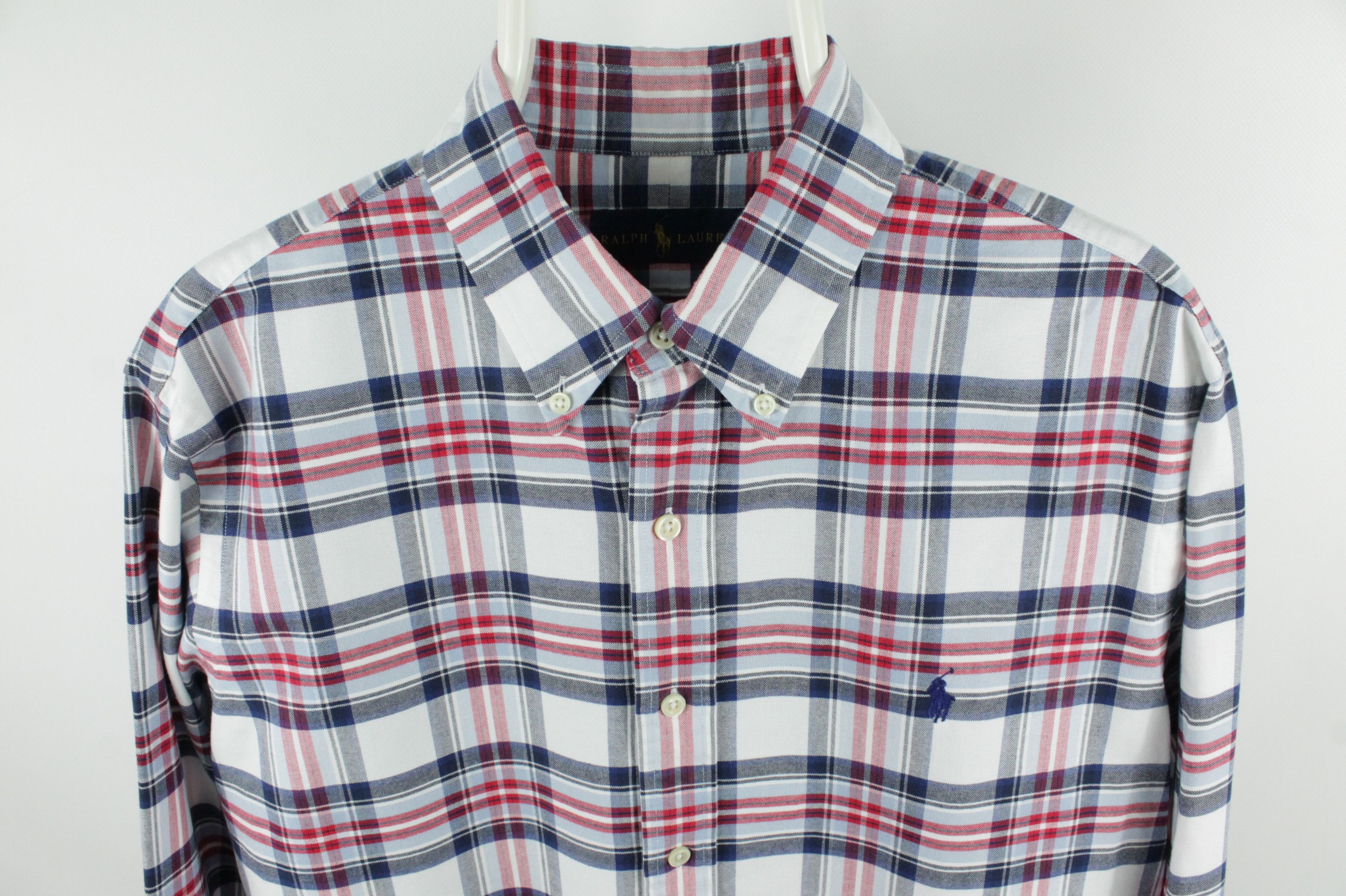Polo Ralph Lauren Polo Ralph Lauren Checked Oxford Cotton Shirt Size US L / EU 52-54 / 3 - 2 Thumbnail