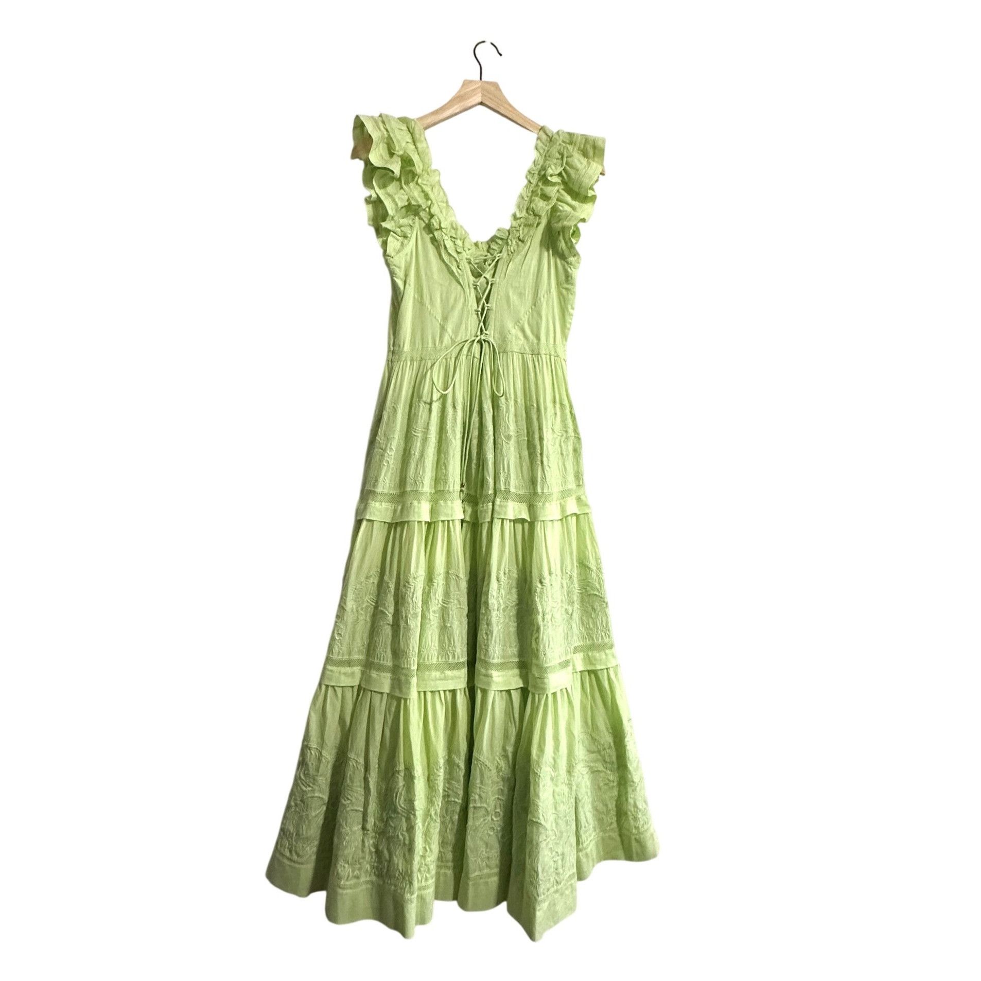 Ulla Johnson Ulla Johnson Julietta Broderie Anglaise Cotton Midi Dress, 4 Size S / US 4 / IT 40 - 16 Thumbnail