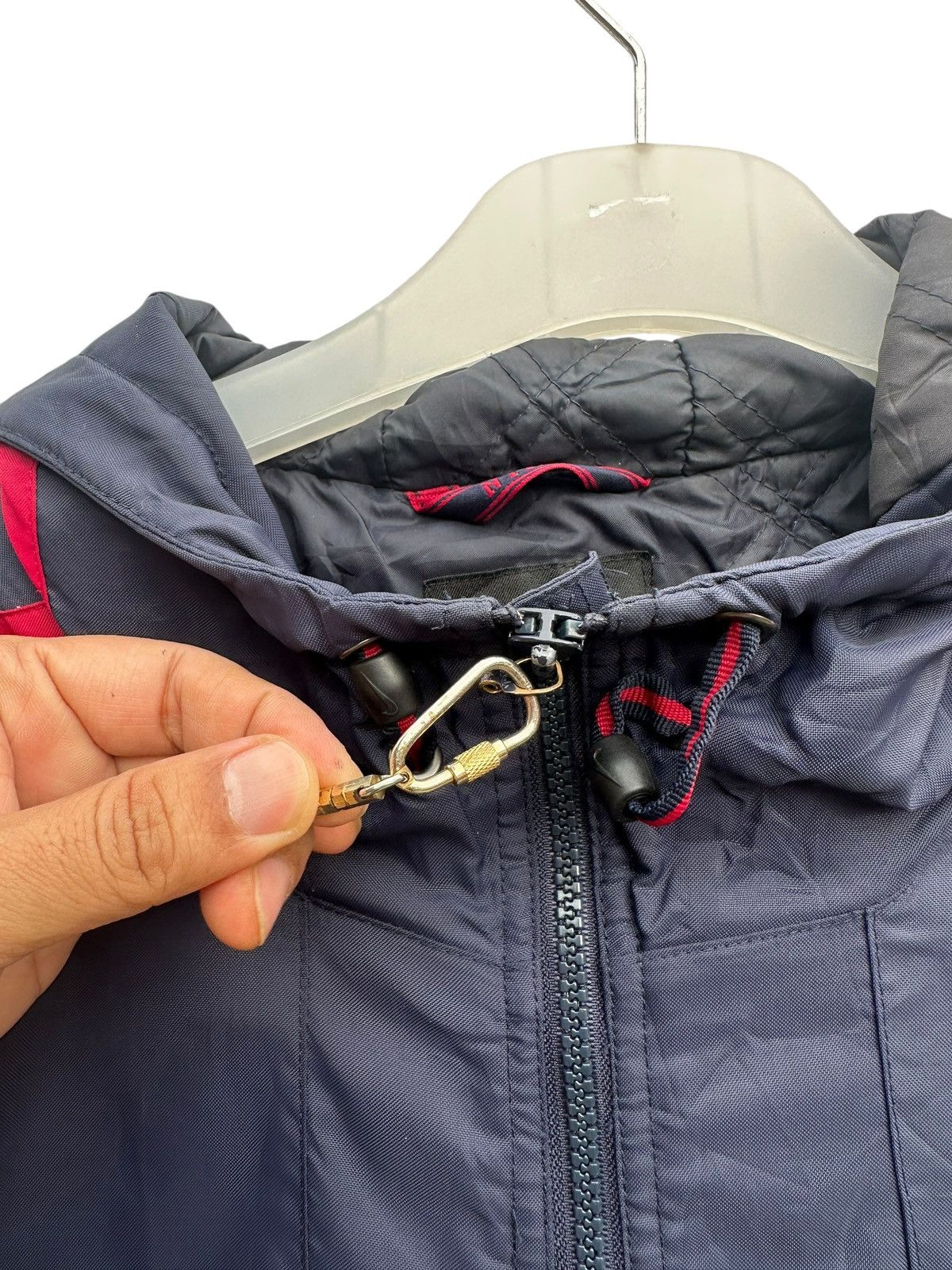 Nike Vintage 90s Nike Hooded Jacket Size US M / EU 48-50 / 2 - 4 Thumbnail