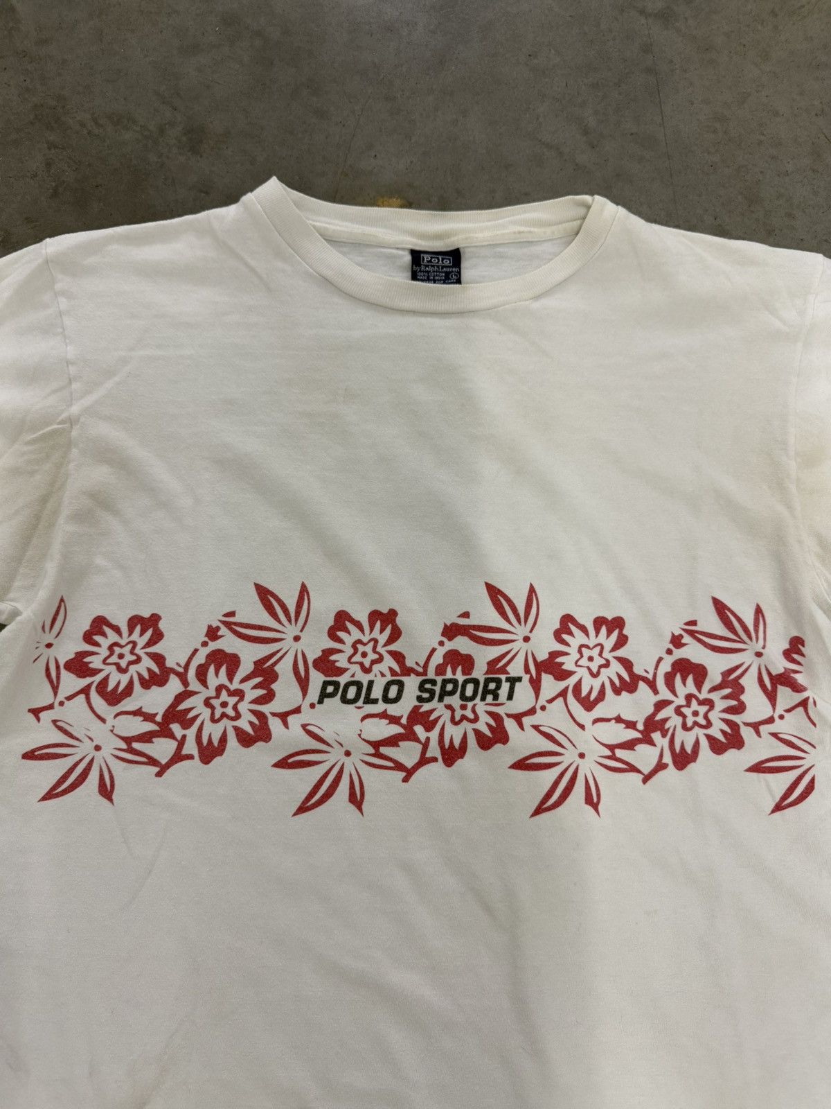 Polo Ralph Lauren Polo Sport Ralph Lauren Vintage Surf 90s T Shirt White Size US L / EU 52-54 / 3 - 4 Thumbnail