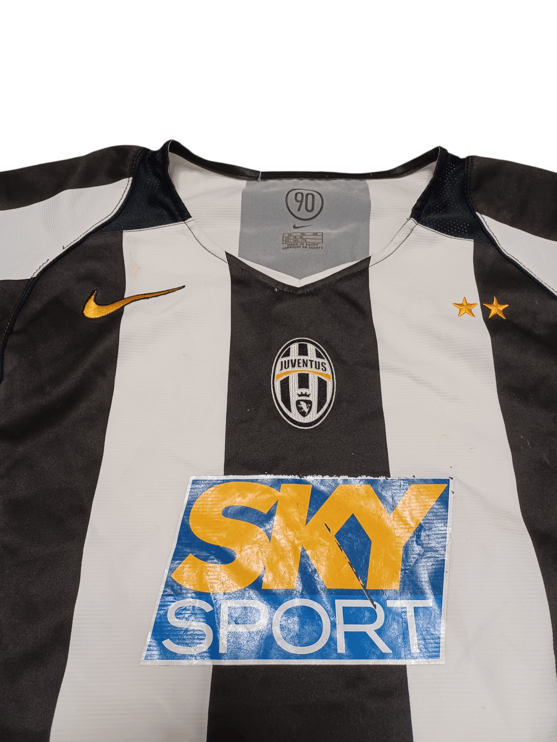 Nike JUVENTUS NIKE TOTAL 90 VINTAGE 2004/2005 SOCCER JERSEY Size US S / EU 44-46 / 1 - 2 Thumbnail
