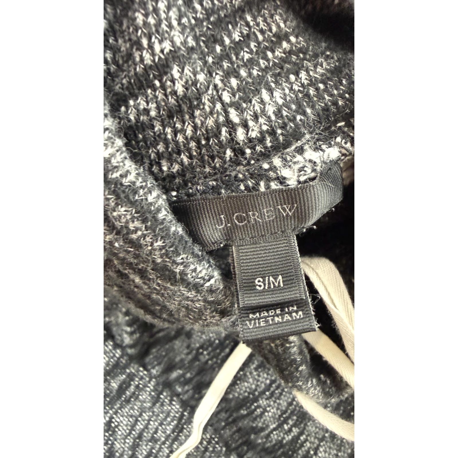 J.Crew J.Crew Sweater Womens S/M Gray 100% Cotton Mock Neck Raglan Pullover Soft Knit Size S / US 4 / IT 40 - 6 Thumbnail