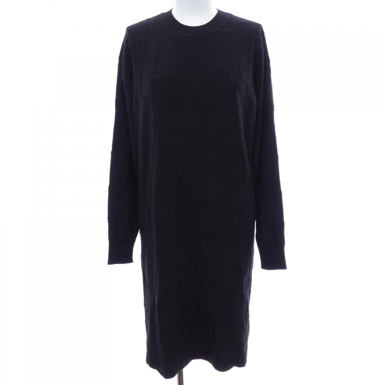 Hermes Hermes Hermes Cashmere Blend Dress Textile Dresses DUTY FREE for USA Size ONE SIZE - 1 Thumbnail