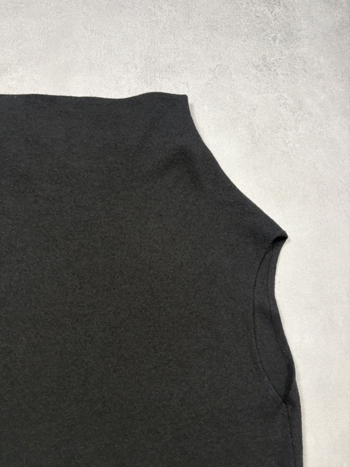 Other Peter O Mahler Wool Sleeveless Top Black Minimal Avant Garde Size L / US 10 / IT 46 - 2 Thumbnail