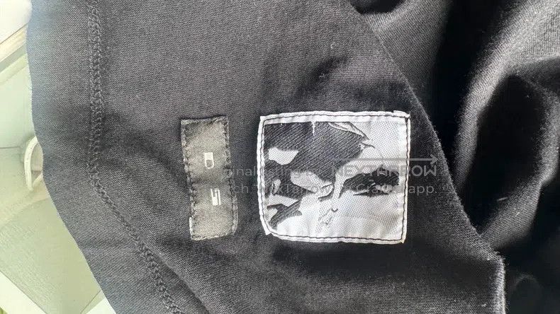 Rick Owens Rick Owens Black Patchwork Long Sleeve T-Shirt Size US S / EU 44-46 / 1 - 5 Thumbnail