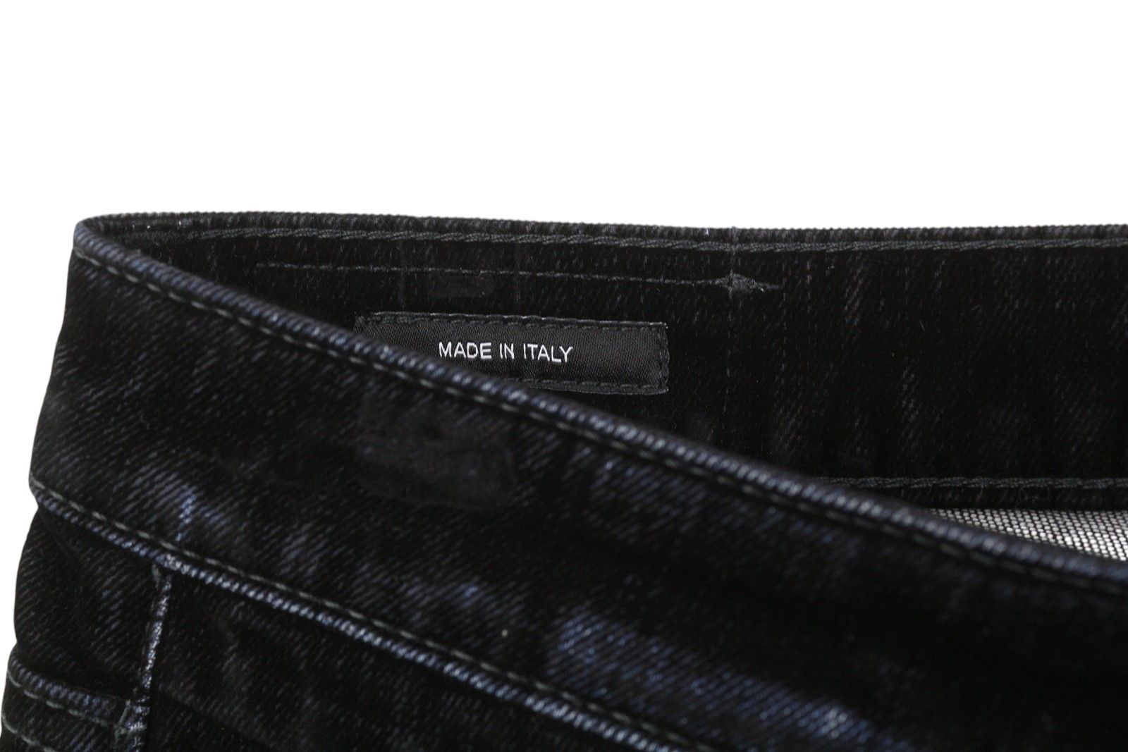 R13 BOY STRAIGHT 27 Flocked Black Velvet Ankle Zip 85813 Size 27" / US 4 / IT 40 - 7 Thumbnail