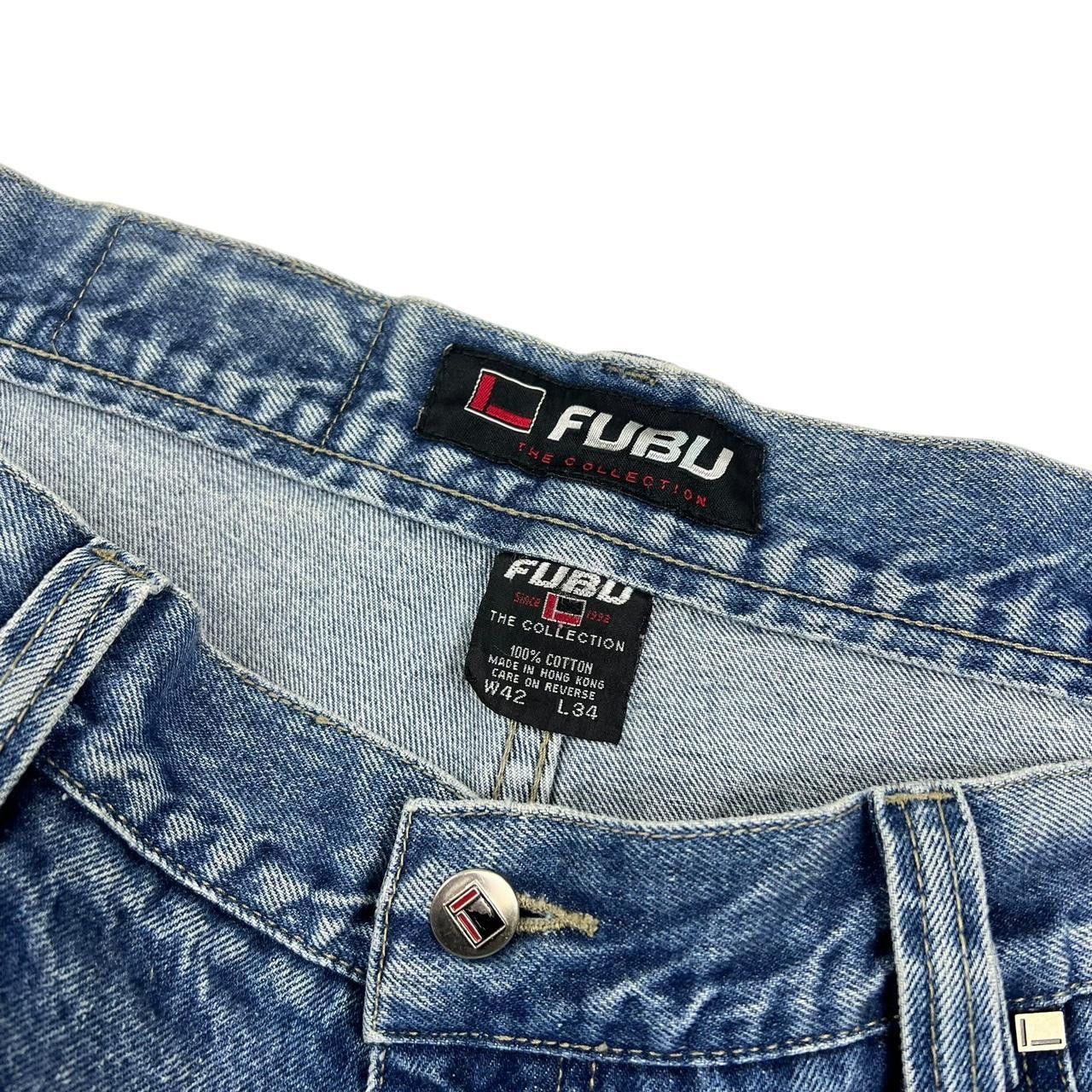 Fubu Vintage Fubu Denim Shorts / Jorts - Waist: 42” Size US 42 / EU 58 - 5 Thumbnail
