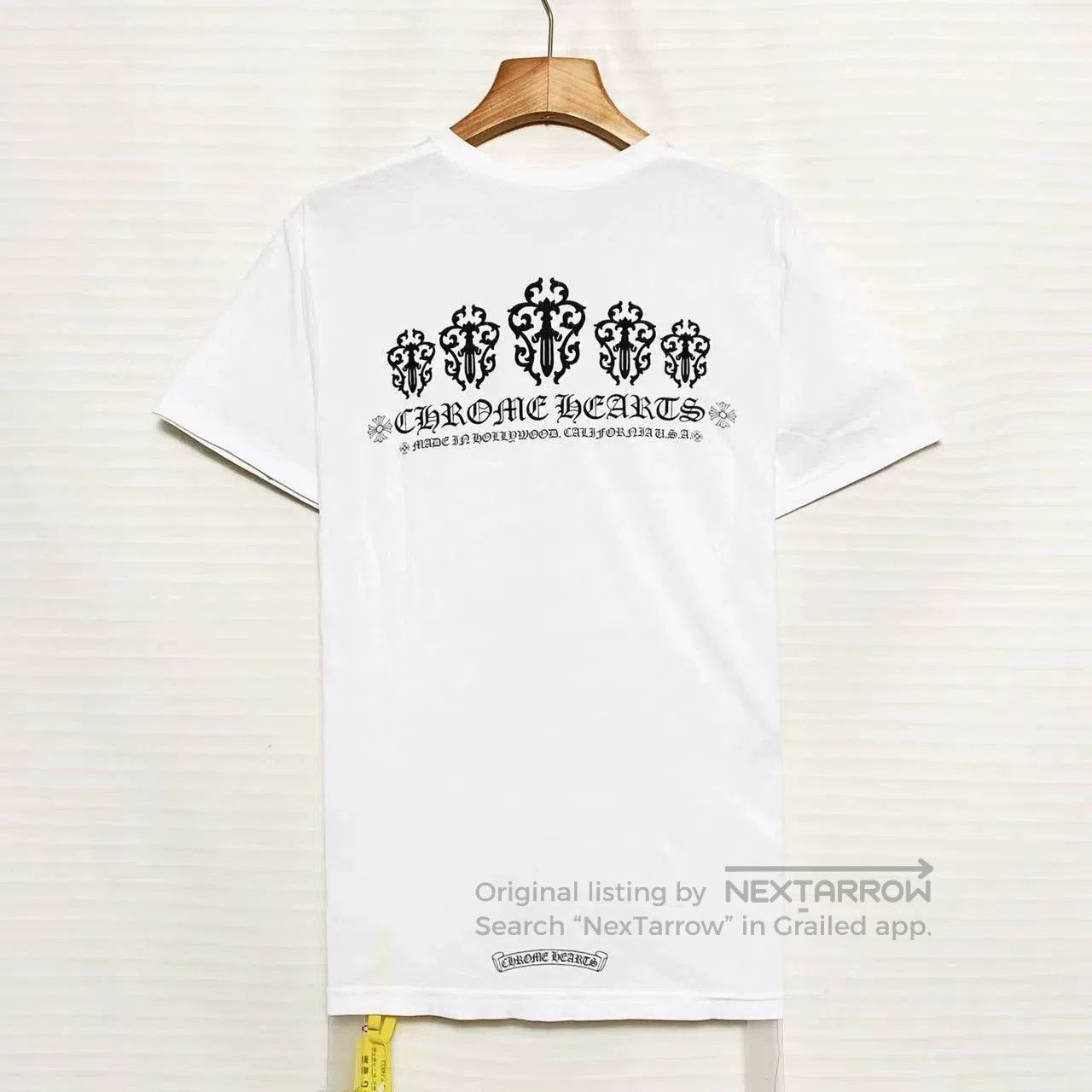 Chrome Hearts Chrome Hearts White Sword Sanskrit Scroll T-shirt. Size US M / EU 48-50 / 2 - 2 Thumbnail