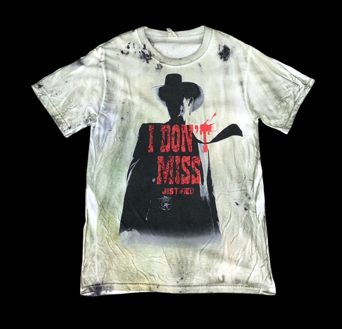 Vintage 🔥Vintage "i dont miss Justified" Movie Series Tshirt Size US S / EU 44-46 / 1 - 1 Thumbnail