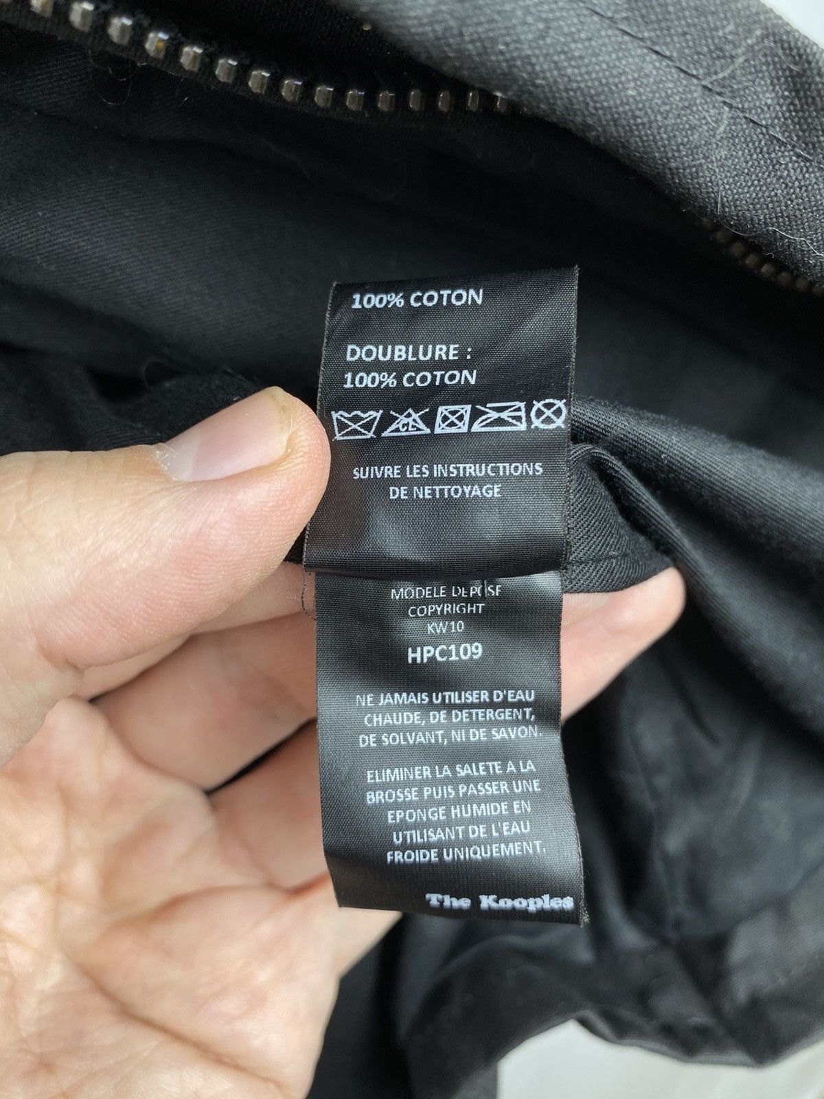 The Kooples The Kooples Waxed Cotton Jacket Men size 46 XS Size US S / EU 44-46 / 1 - 14 Thumbnail