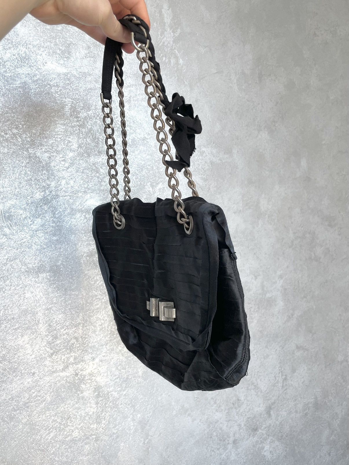 Lanvin Lanvin Amalia Hand Shoulder Bag Black Size ONE SIZE - 12 Thumbnail