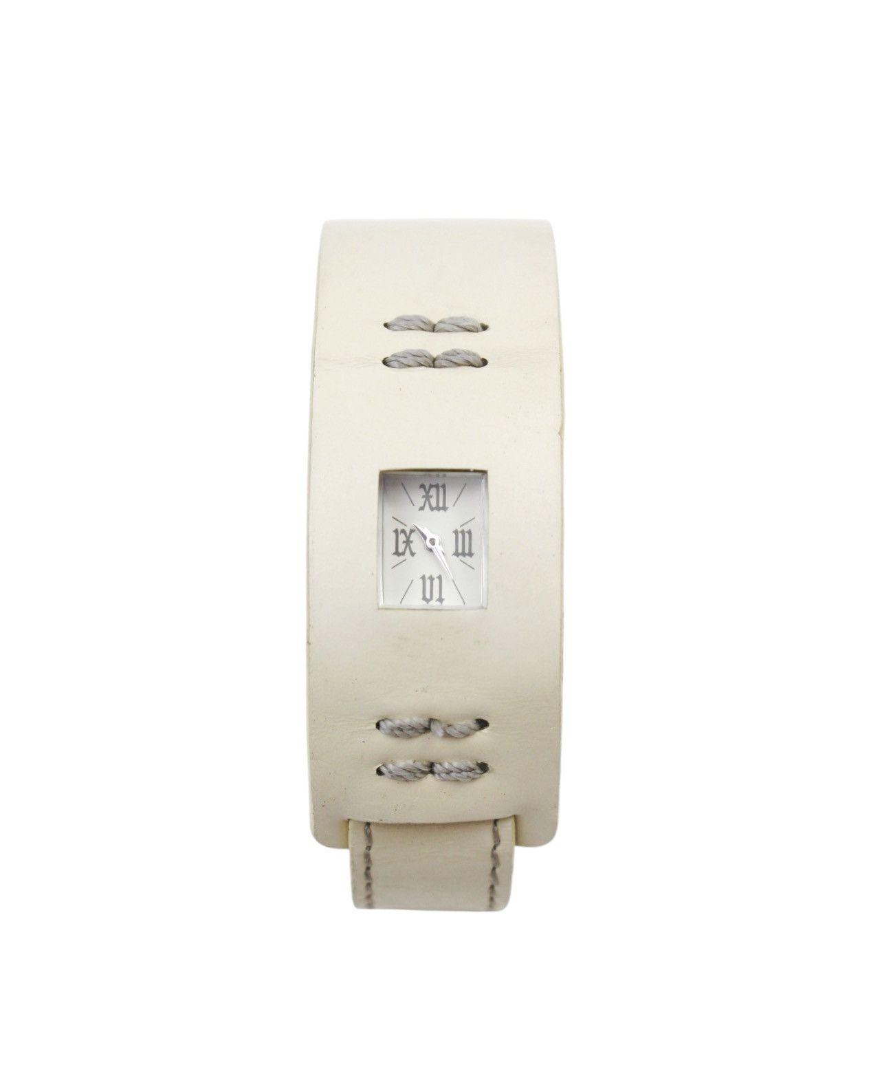 Issey Miyake × Seiko 2000S CABANE DE ZUCCA SEIKO MILK LEATHER CUFF WATCH Size ONE SIZE - 5 Thumbnail