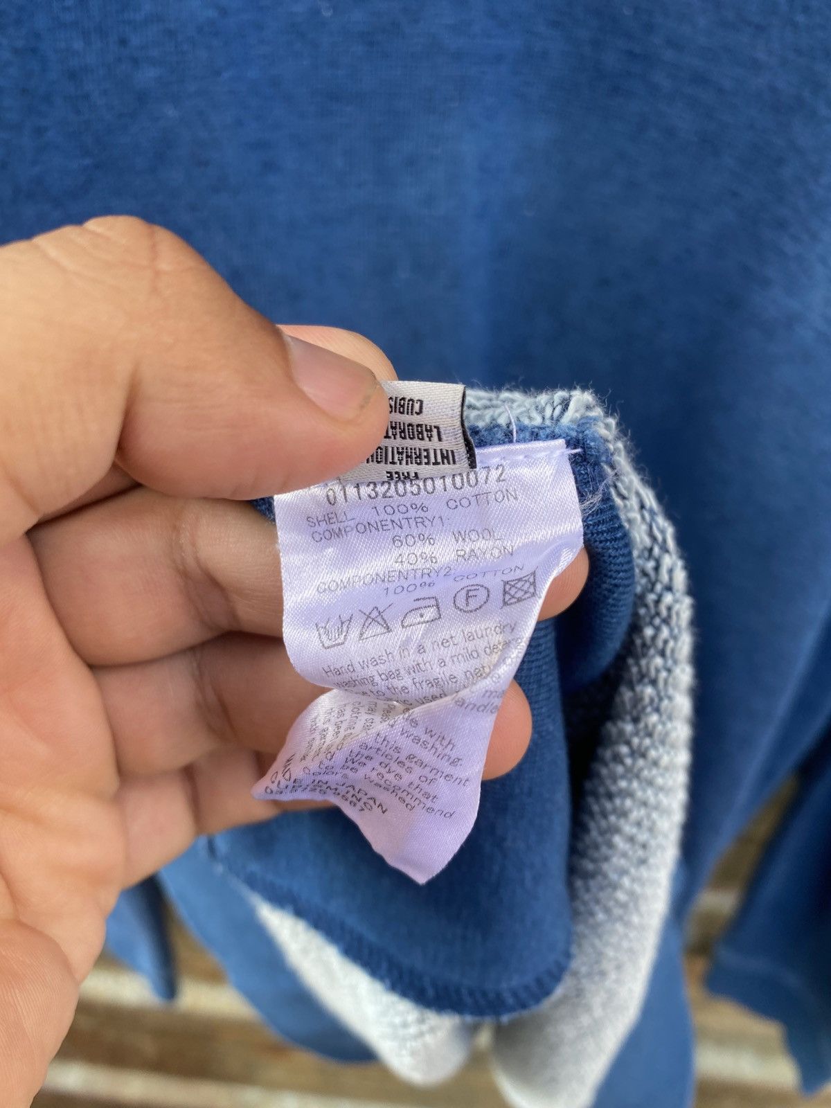 Visvim Visvim Artisan Pollock Crewneck Longsleeve Indigo Size US XL / EU 56 / 4 - 10 Thumbnail