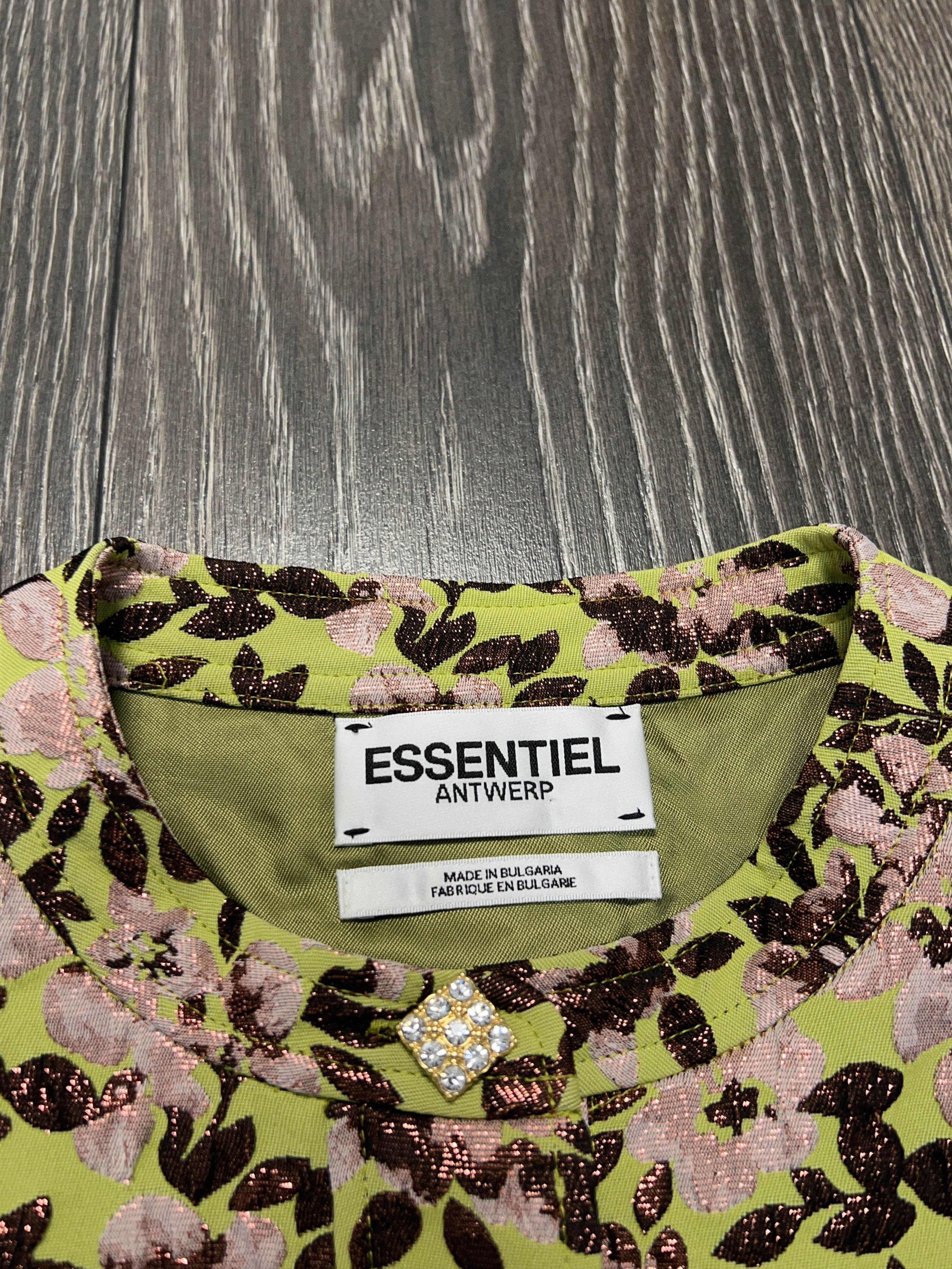 Essentiel Antwerp Antwerp Abright Floral Dress Jacket Embroidery Size UK 10 Size M / US 6-8 / IT 42-44 - 4 Thumbnail