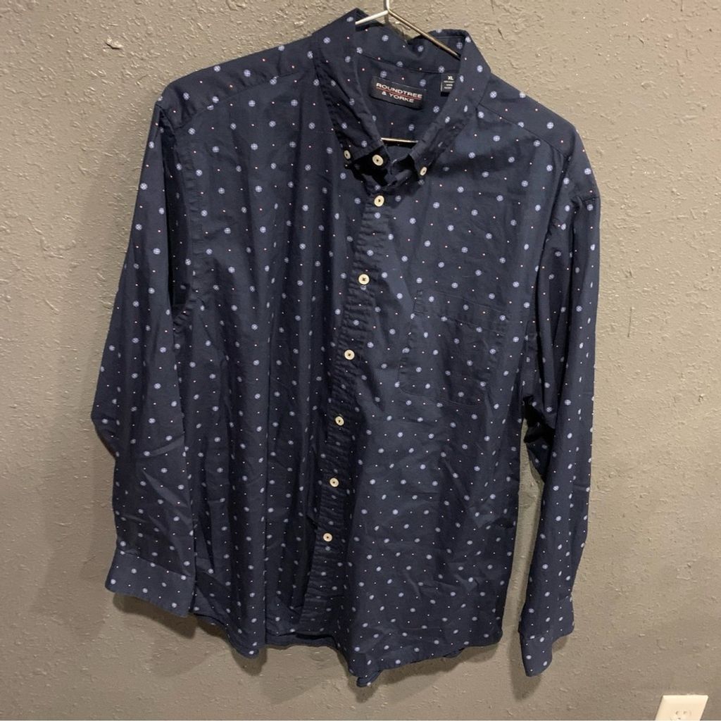 Roundtree & Yorke Men’s Roundtree & Yorke Dress Shirt Size US XL / EU 56 / 4 - 1 Thumbnail