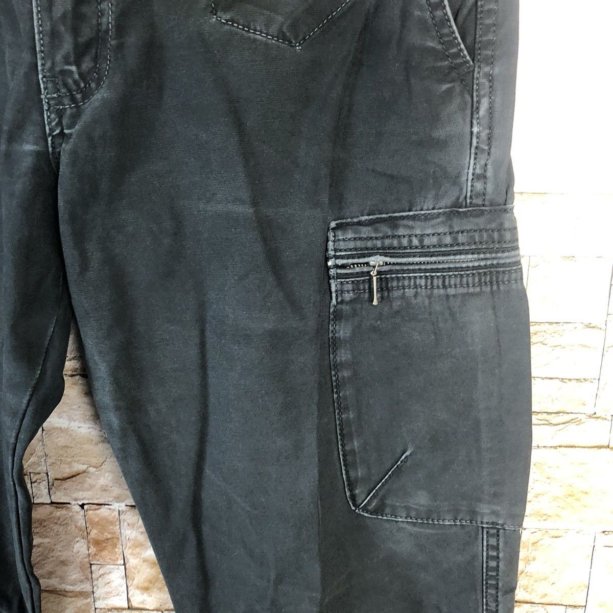 Japanese Brand Style Up japan utility Black Cargo Multipocket Pants #A92 Size US 30 / EU 46 - 10 Thumbnail