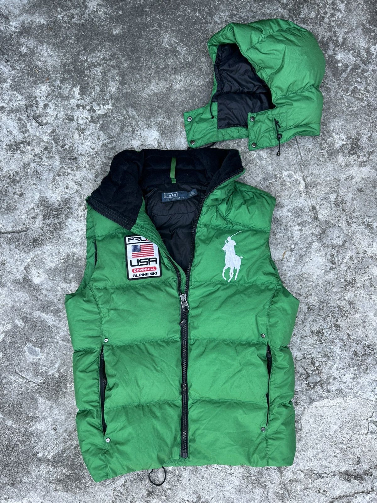 Polo Ralph Lauren × Ralph Lauren × Vintage RL Puffer Vest Size US S / EU 44-46 / 1 - 4 Thumbnail
