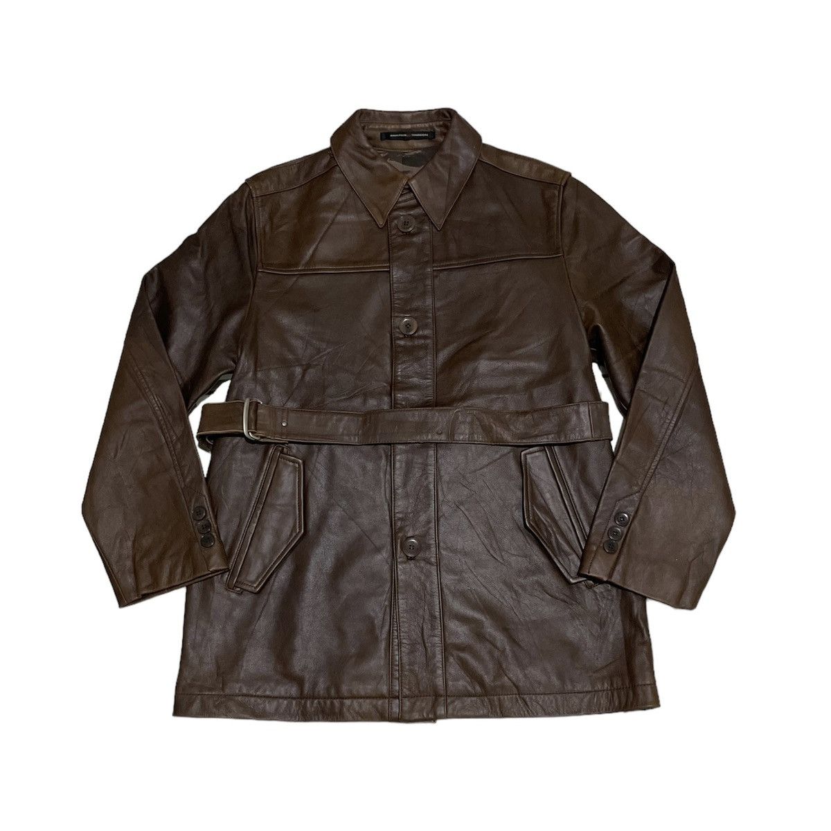 Jean Paul Gaultier Belted Leather Jacket