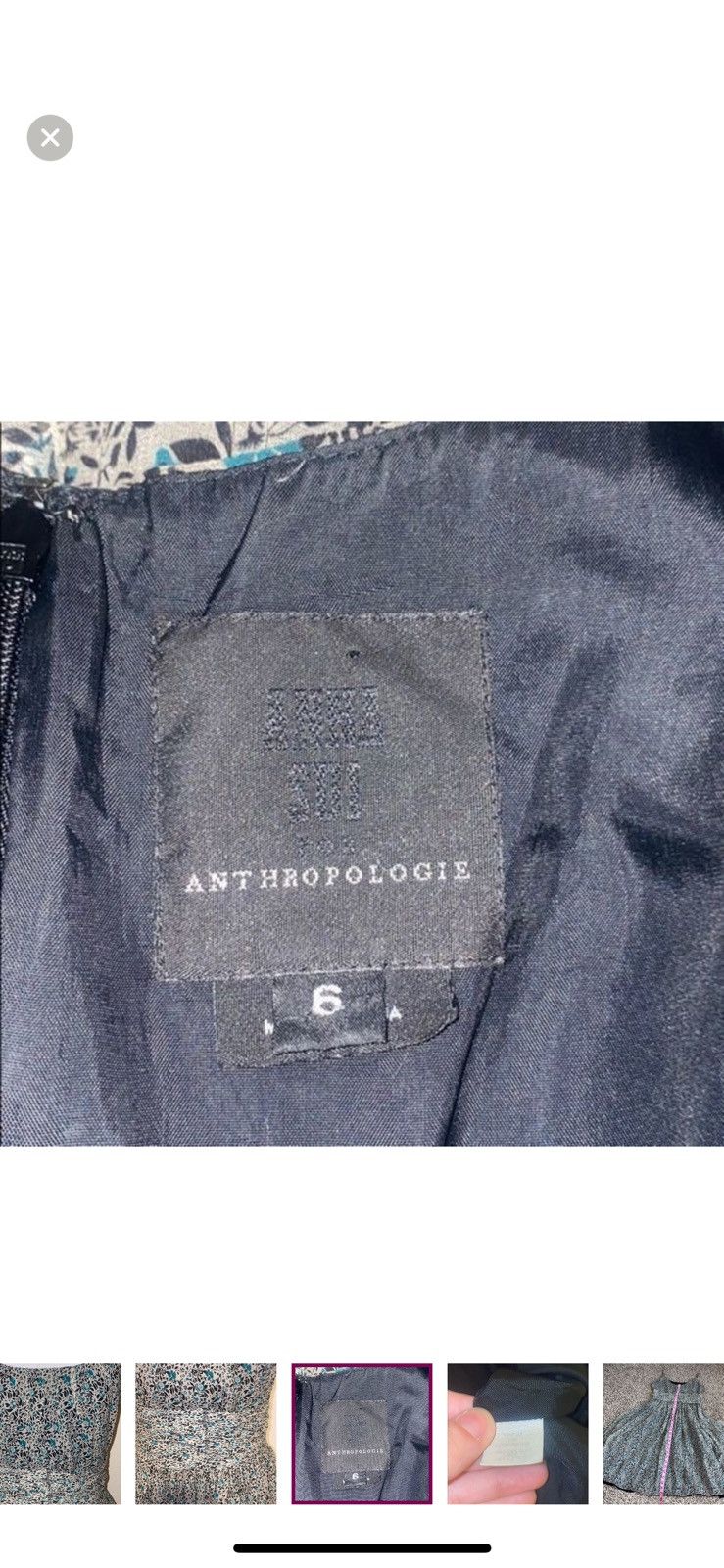 Anthropologie Anna sui for anthropolgie floral dress size 6 Size M / US 6-8 / IT 42-44 - 4 Thumbnail